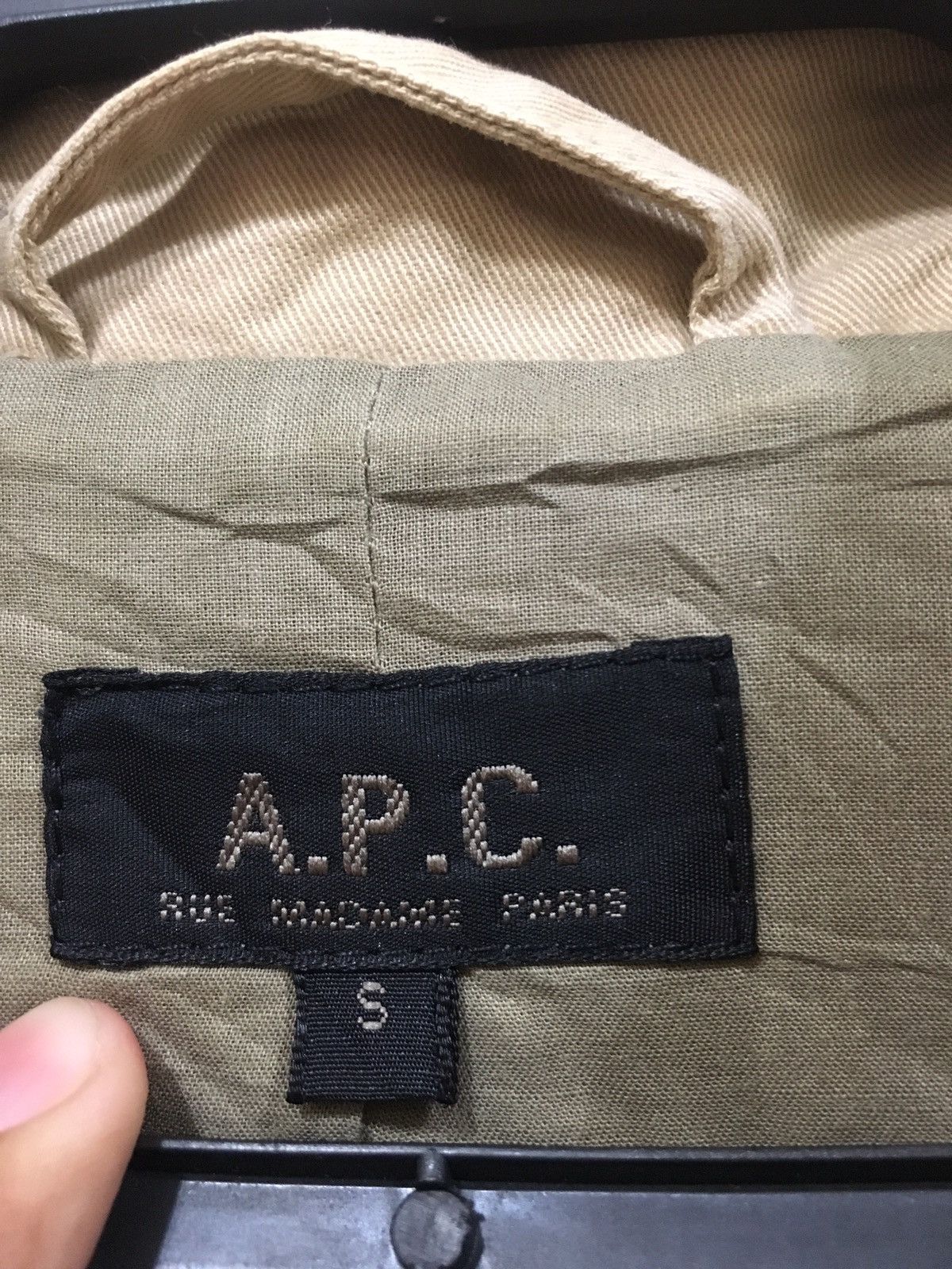 A.P.C. × Japanese Brand × Vintage Vintage A.P.C jacket made in Romania Size US S / EU 44-46 / 1 - 2 Thumbnail