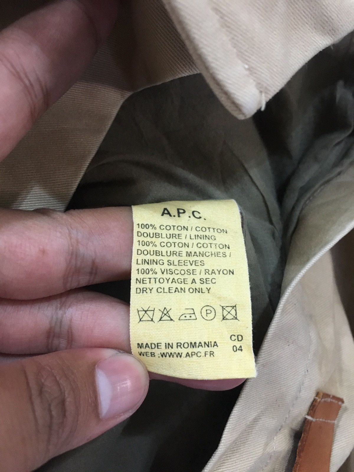A.P.C. × Japanese Brand × Vintage Vintage A.P.C jacket made in Romania Size US S / EU 44-46 / 1 - 3 Thumbnail