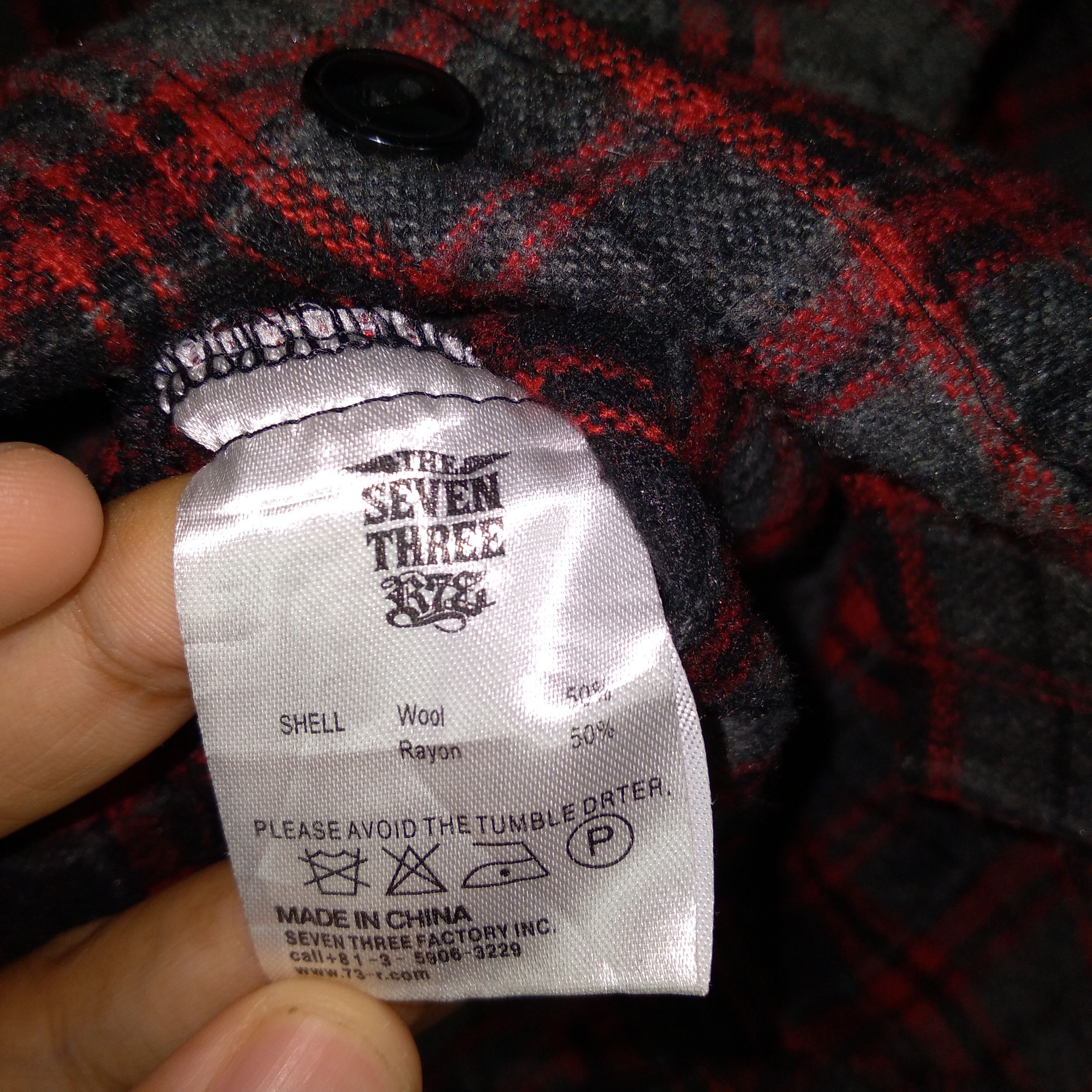 Flannel × Japanese Brand Vintage The Seven Three Jesus Prayer Flannel Size US S / EU 44-46 / 1 - 10 Thumbnail