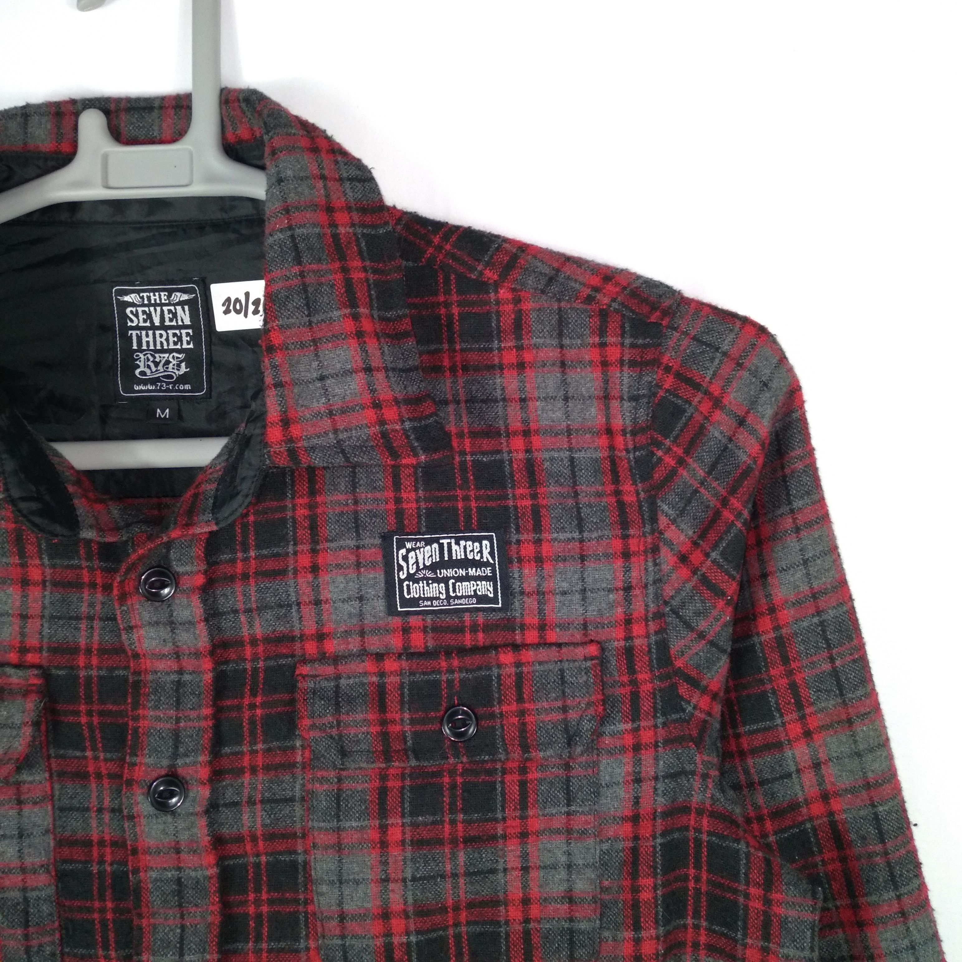 Flannel × Japanese Brand Vintage The Seven Three Jesus Prayer Flannel Size US S / EU 44-46 / 1 - 2 Thumbnail