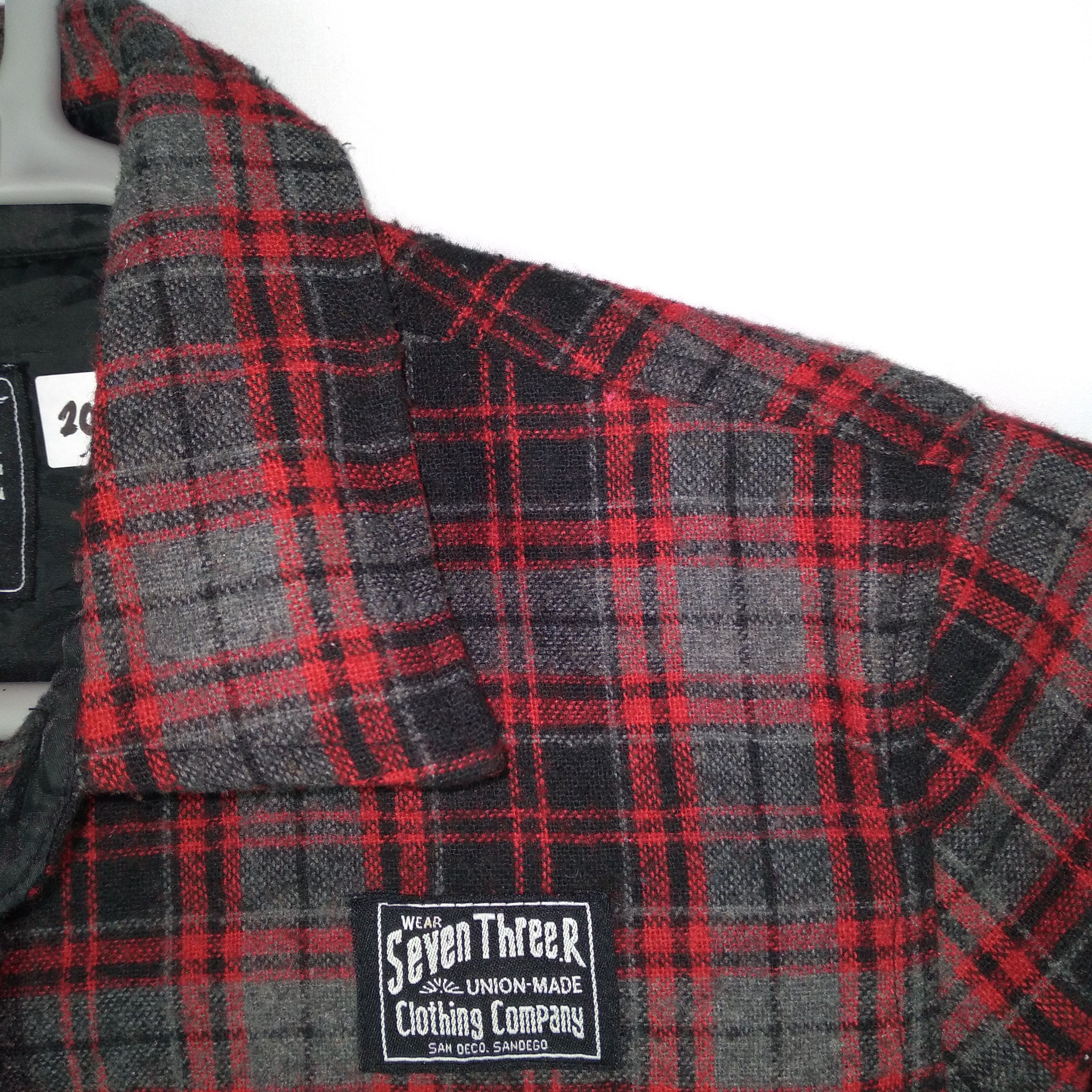 Flannel × Japanese Brand Vintage The Seven Three Jesus Prayer Flannel Size US S / EU 44-46 / 1 - 4 Thumbnail