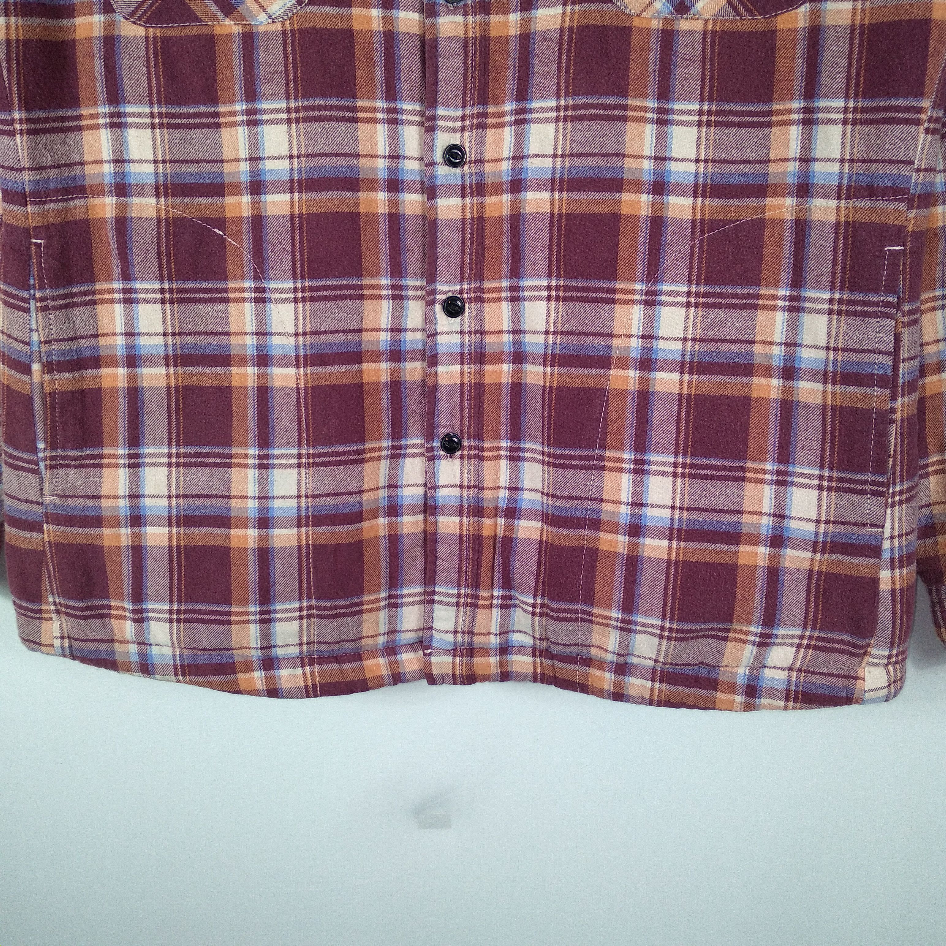 Flannel × Japanese Brand Vintage Japanese Brand Western Design Winter Flannel Size US L / EU 52-54 / 3 - 3 Thumbnail