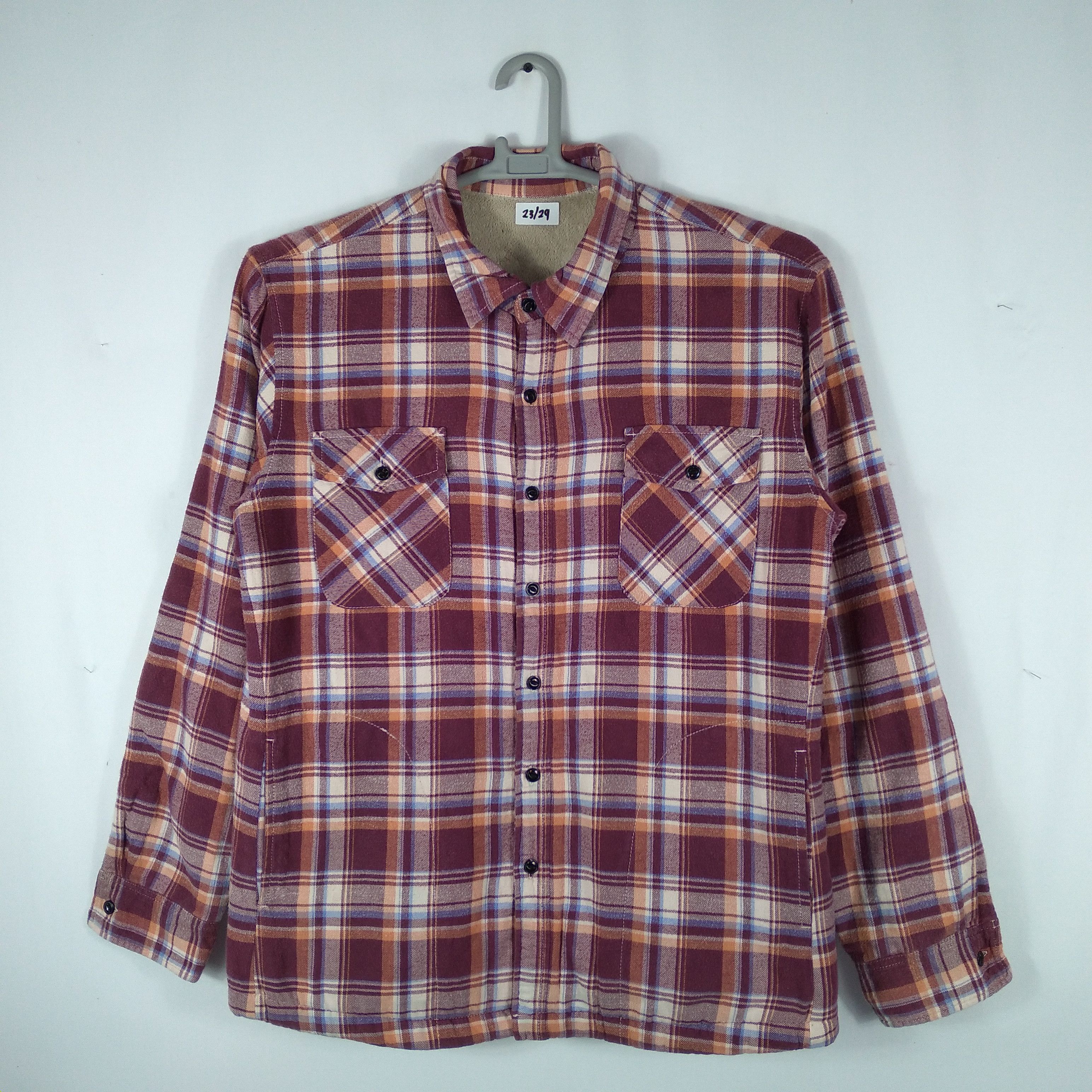 Flannel × Japanese Brand Vintage Japanese Brand Western Design Winter Flannel Size US L / EU 52-54 / 3 - 1 Thumbnail