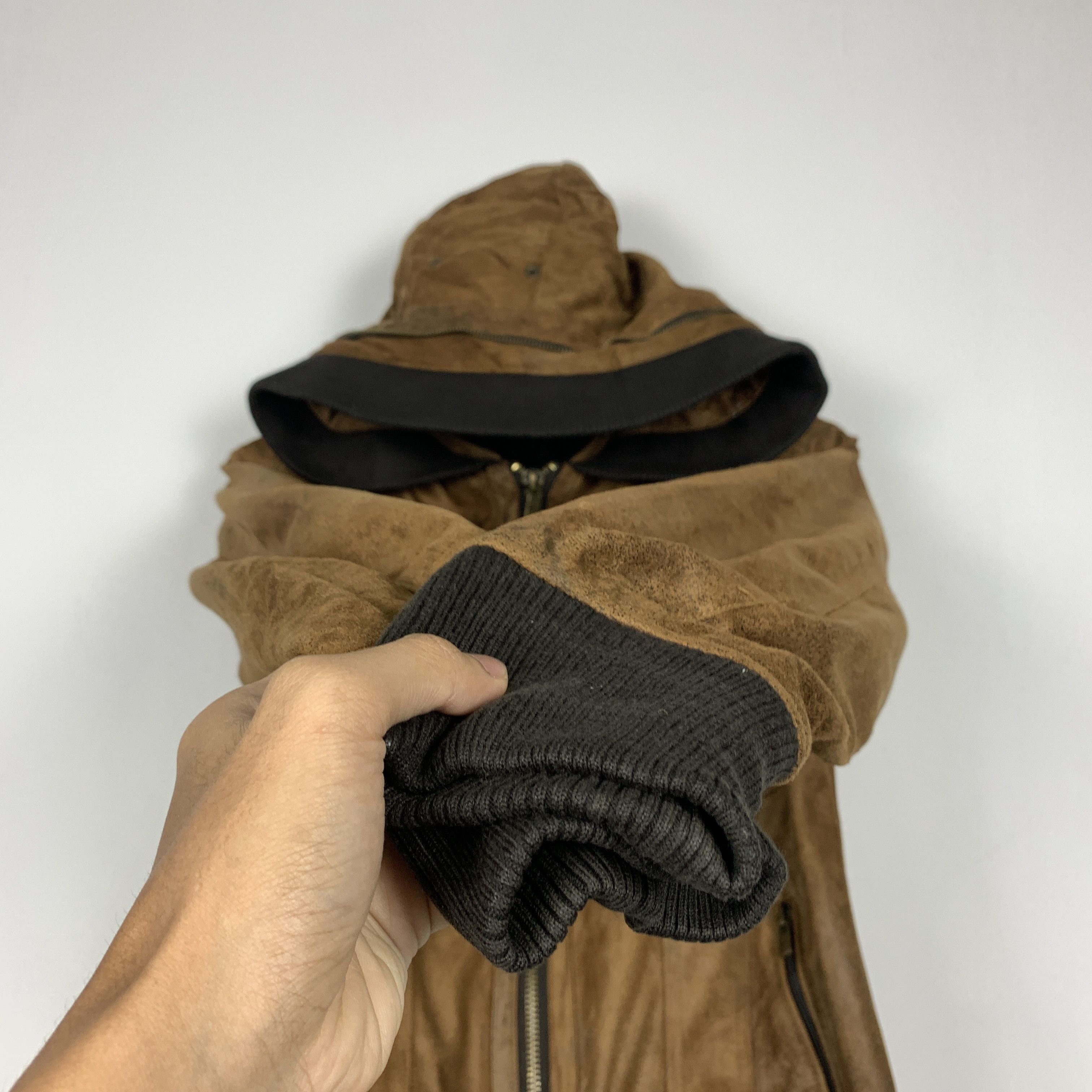 Japanese Brand Vintage Greate Barefoot Multi Pocket Leather Jacket J1470 Size US S / EU 44-46 / 1 - 5 Thumbnail