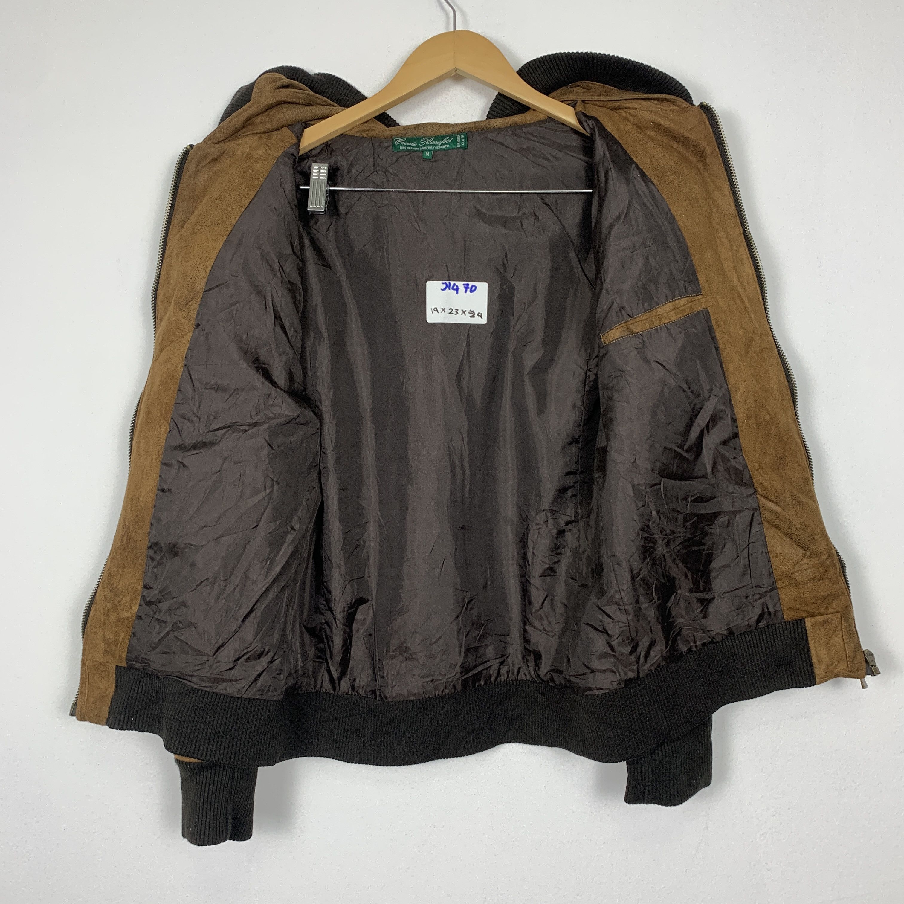 Japanese Brand Vintage Greate Barefoot Multi Pocket Leather Jacket J1470 Size US S / EU 44-46 / 1 - 7 Thumbnail