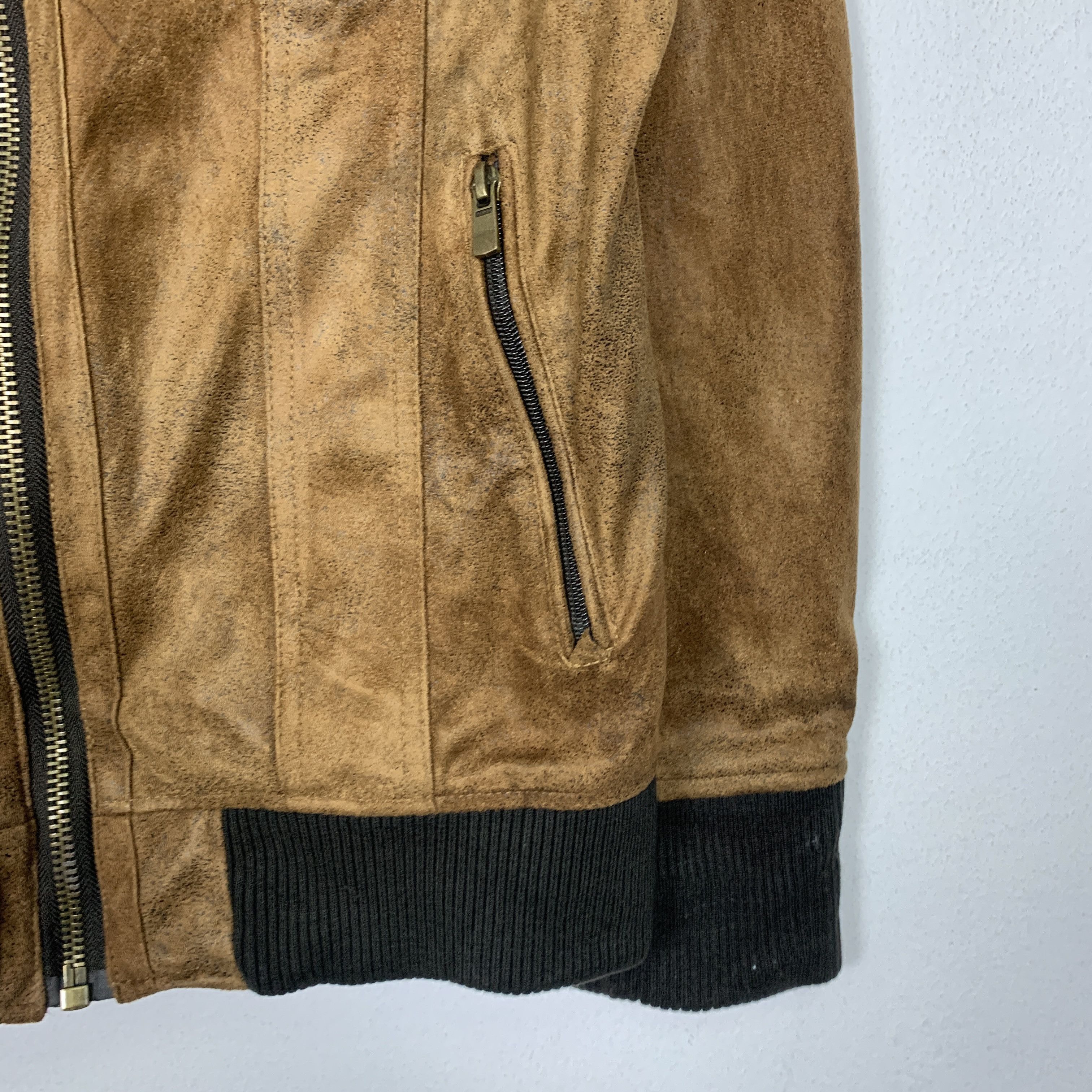 Japanese Brand Vintage Greate Barefoot Multi Pocket Leather Jacket J1470 Size US S / EU 44-46 / 1 - 4 Thumbnail