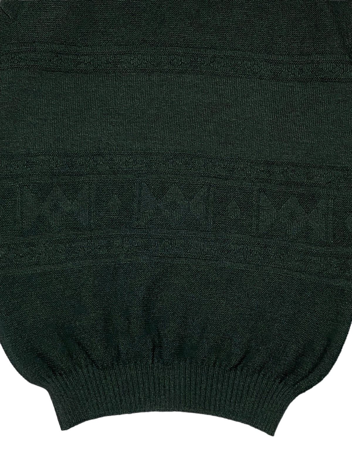Burberry Vintage 90s Burberrys Cable Knit Big Logo Sweater Size US M / EU 48-50 / 2 - 18 Thumbnail