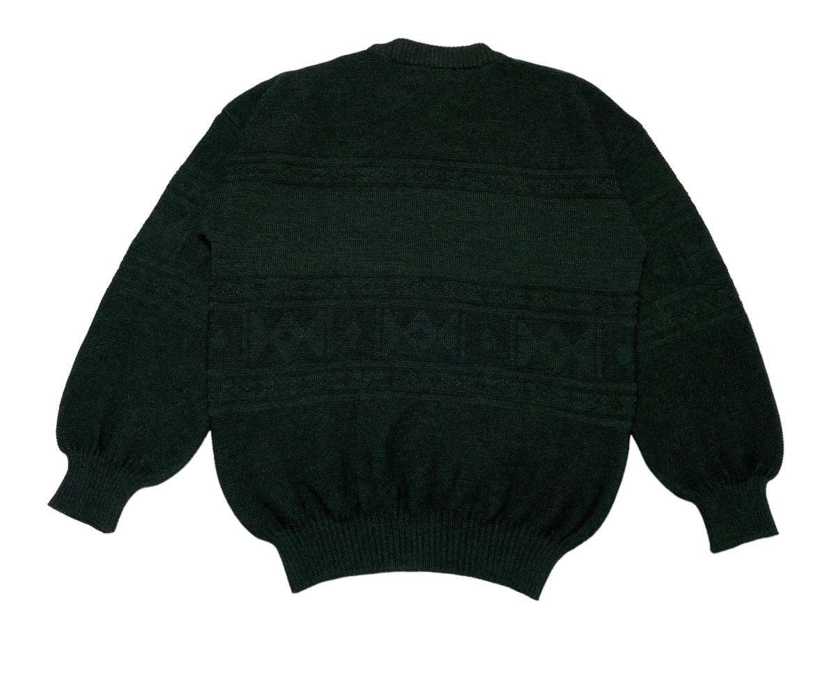 Burberry Vintage 90s Burberrys Cable Knit Big Logo Sweater Size US M / EU 48-50 / 2 - 3 Thumbnail