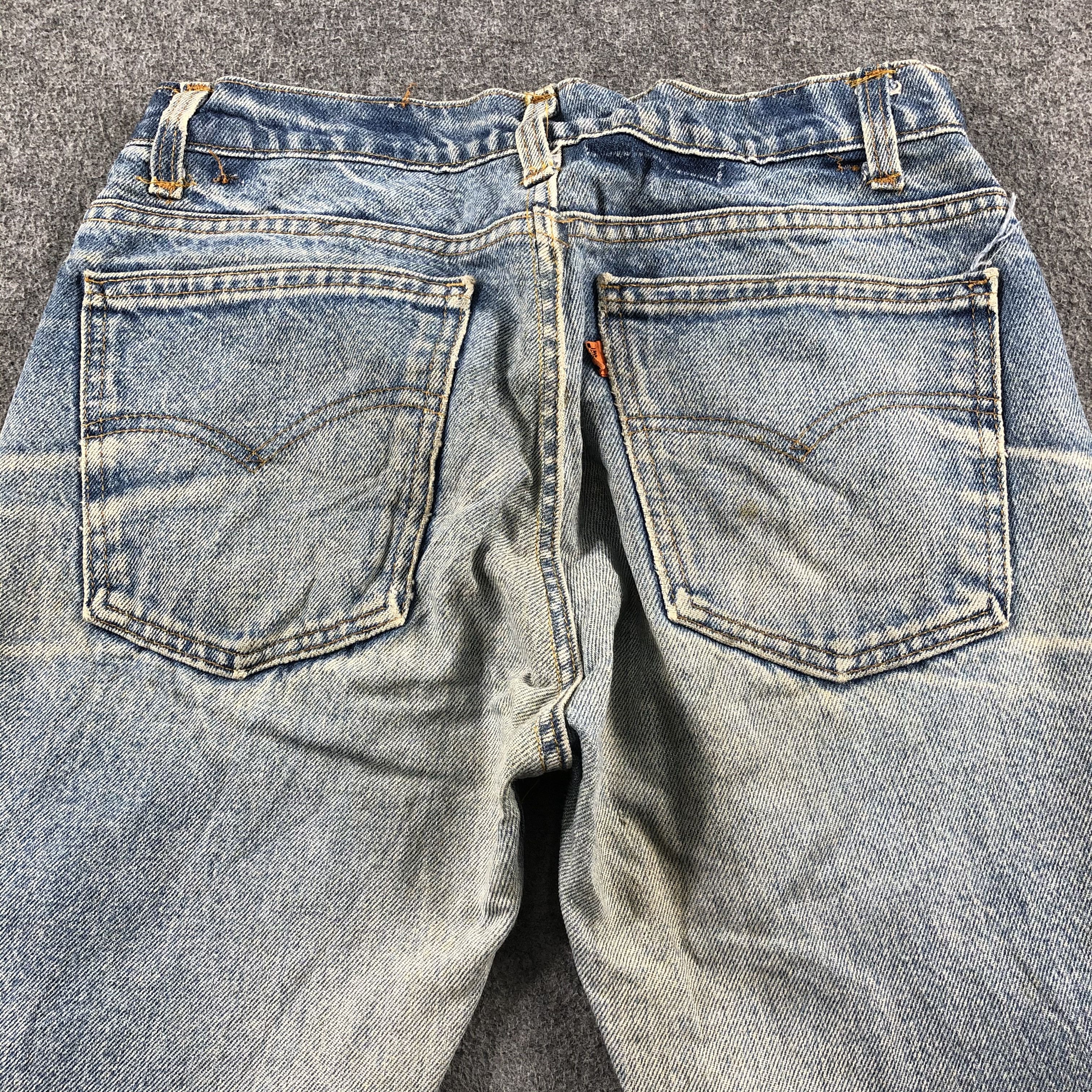 Levi's × Vintage Vintage 80s Levis Flare Orange Tab Jeans-J2383 Size US 29 - 4 Thumbnail