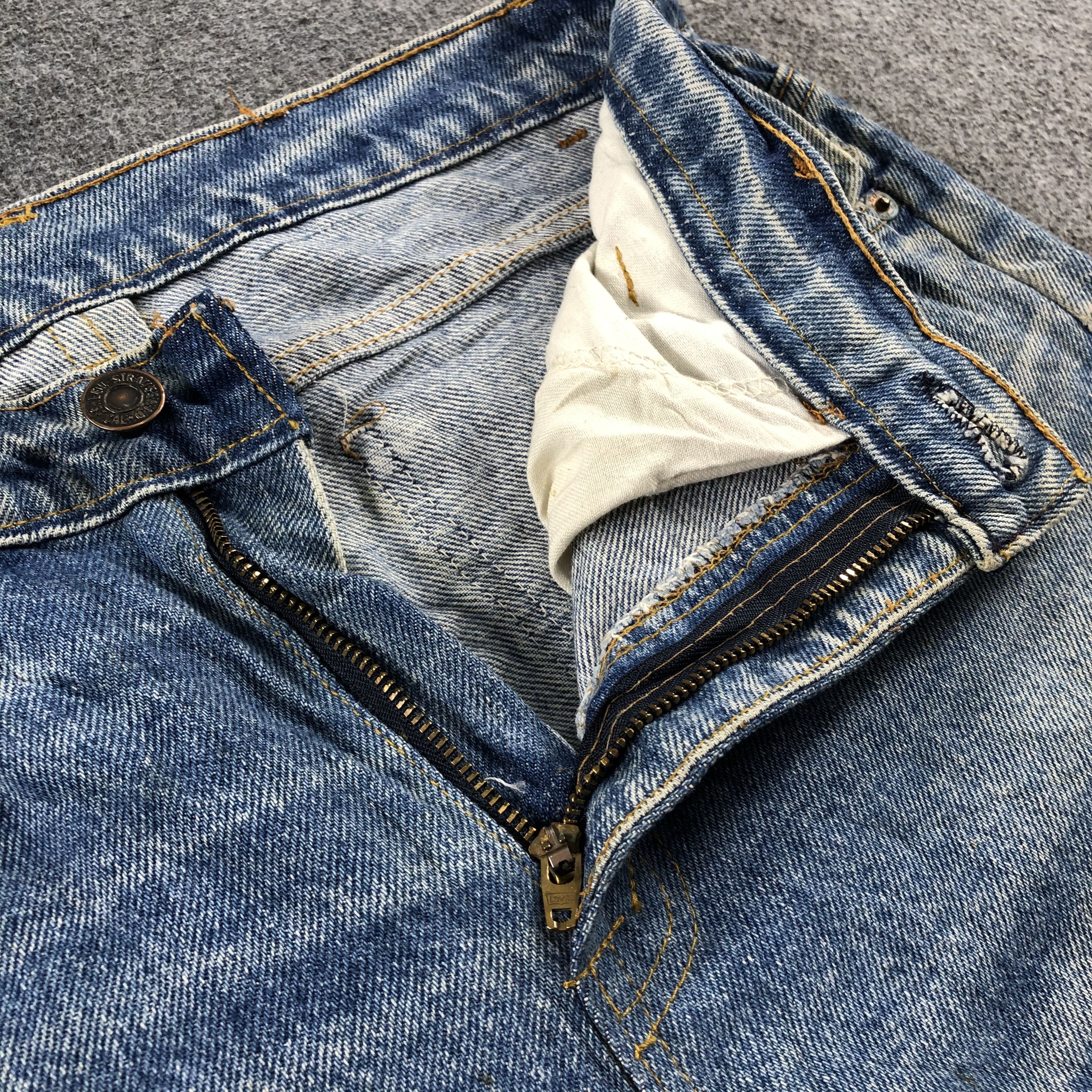 Levi's × Vintage Vintage 80s Levis Flare Orange Tab Jeans-J2383 Size US 29 - 8 Thumbnail