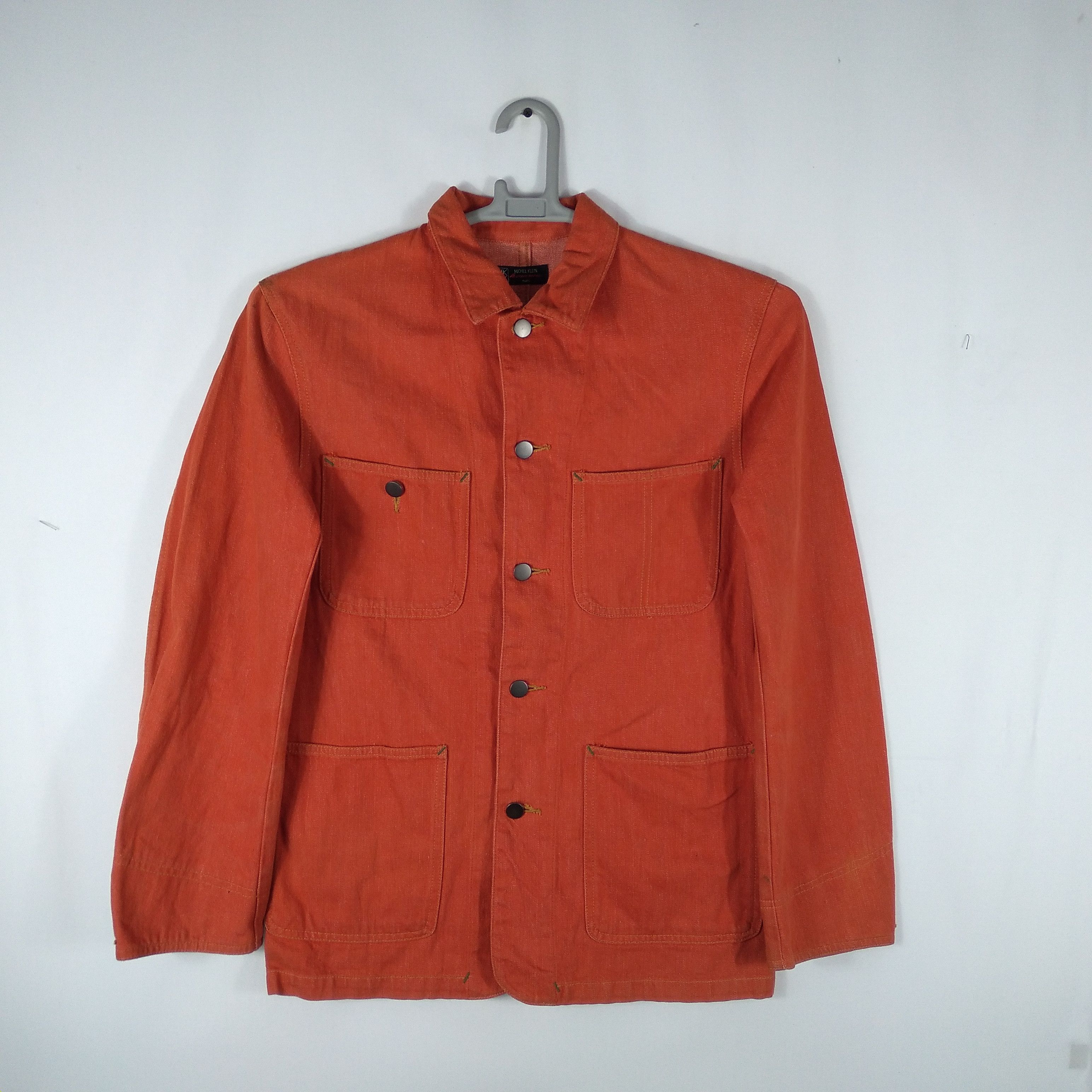Designer × Michel Klein × Vintage Vintage Michel Klein Homme Four Pockets Chore Jackets Size US S / EU 44-46 / 1 - 1 Thumbnail