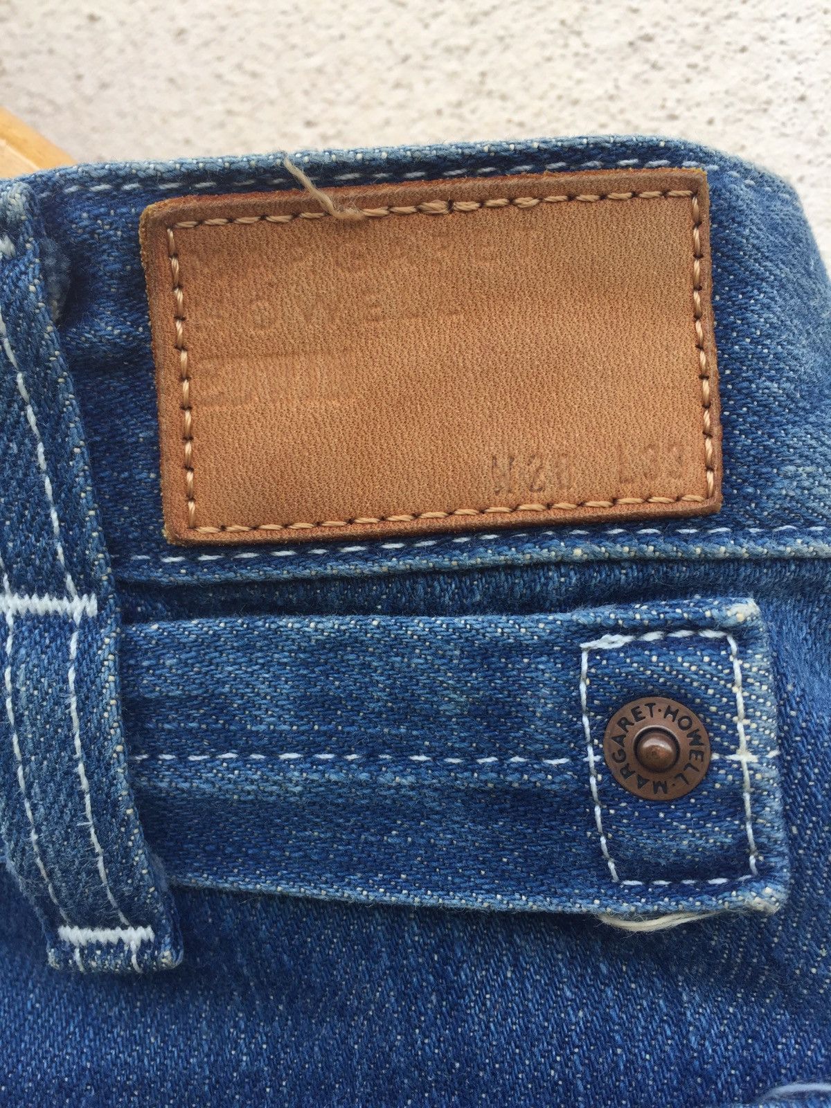Edwin Margaret Howell x Edwin SELVEDGE Buckle Back Denim Jean Size US 28 / EU 44 - 12 Thumbnail