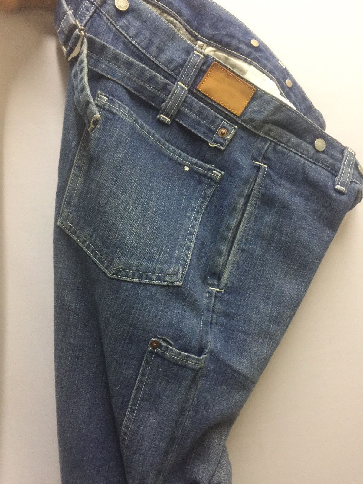 Edwin Margaret Howell x Edwin SELVEDGE Buckle Back Denim Jean Size US 28 / EU 44 - 5 Thumbnail