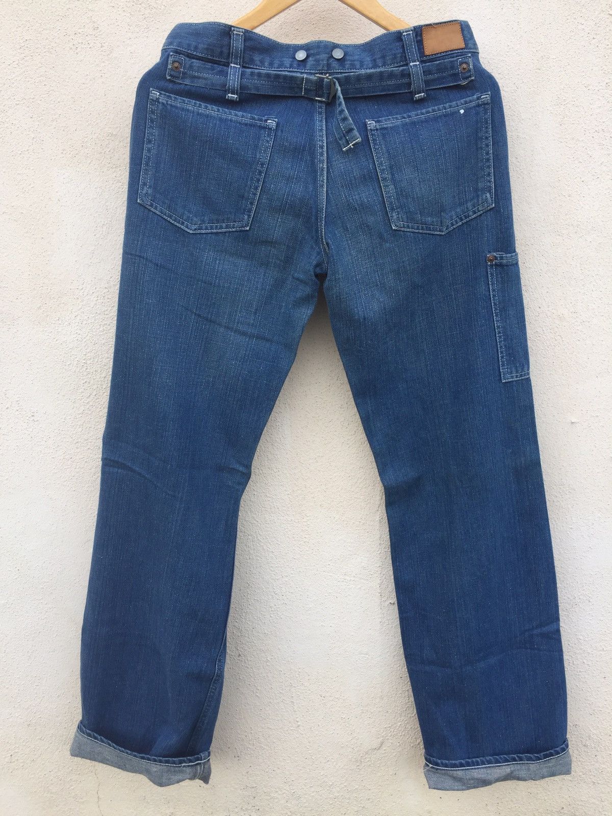 Edwin Margaret Howell x Edwin SELVEDGE Buckle Back Denim Jean Size US 28 / EU 44 - 7 Thumbnail