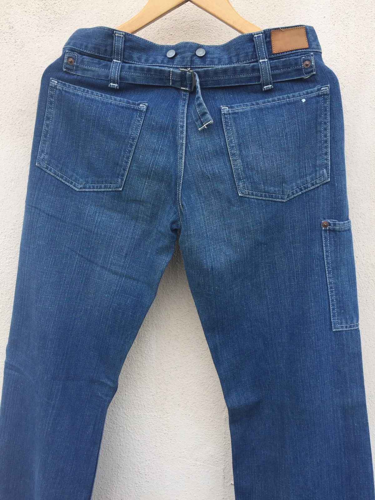 Edwin Margaret Howell x Edwin SELVEDGE Buckle Back Denim Jean Size US 28 / EU 44 - 8 Thumbnail