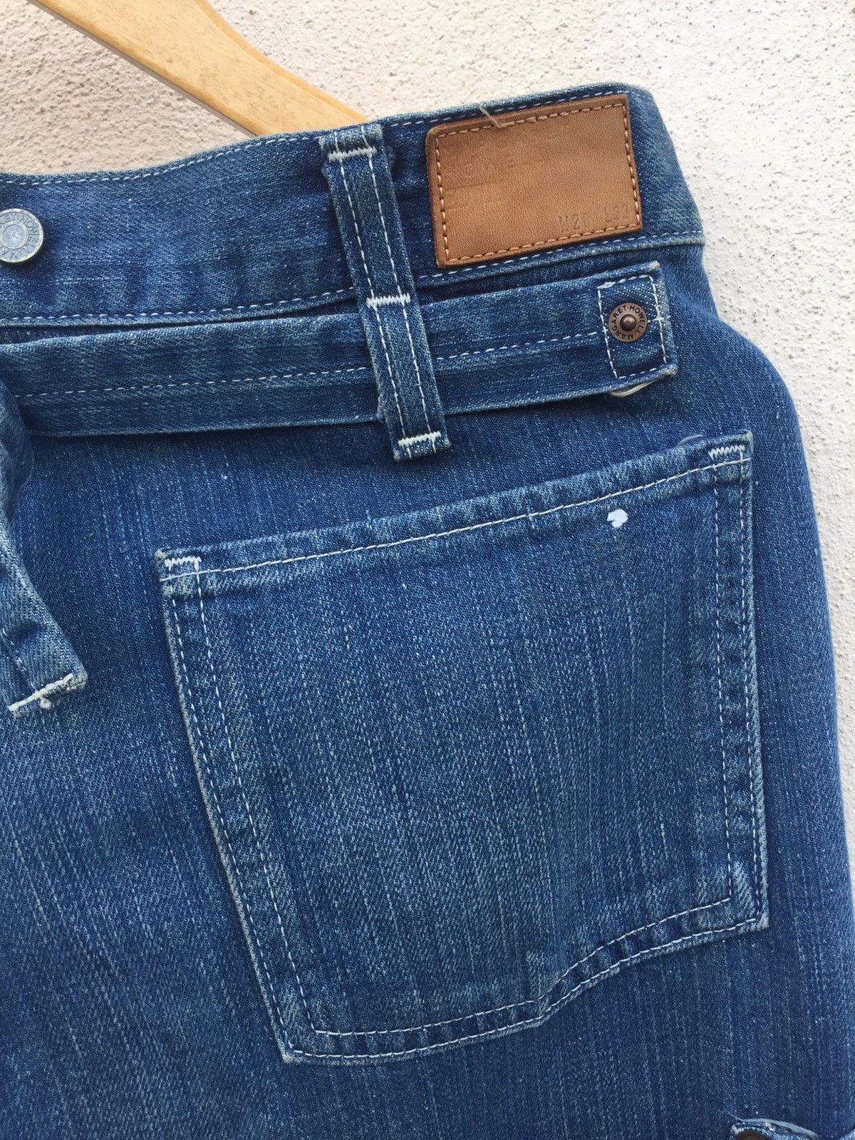Edwin Margaret Howell x Edwin SELVEDGE Buckle Back Denim Jean Size US 28 / EU 44 - 10 Thumbnail