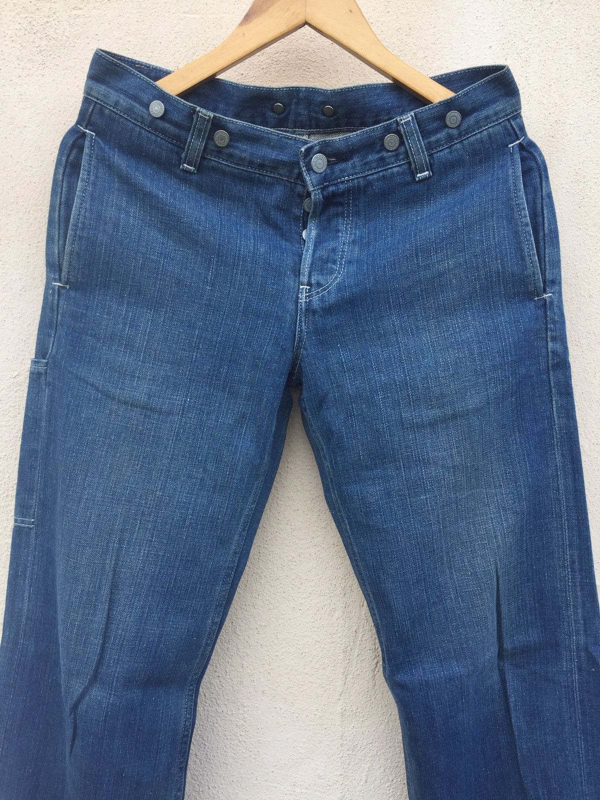 Edwin Margaret Howell x Edwin SELVEDGE Buckle Back Denim Jean Size US 28 / EU 44 - 2 Thumbnail