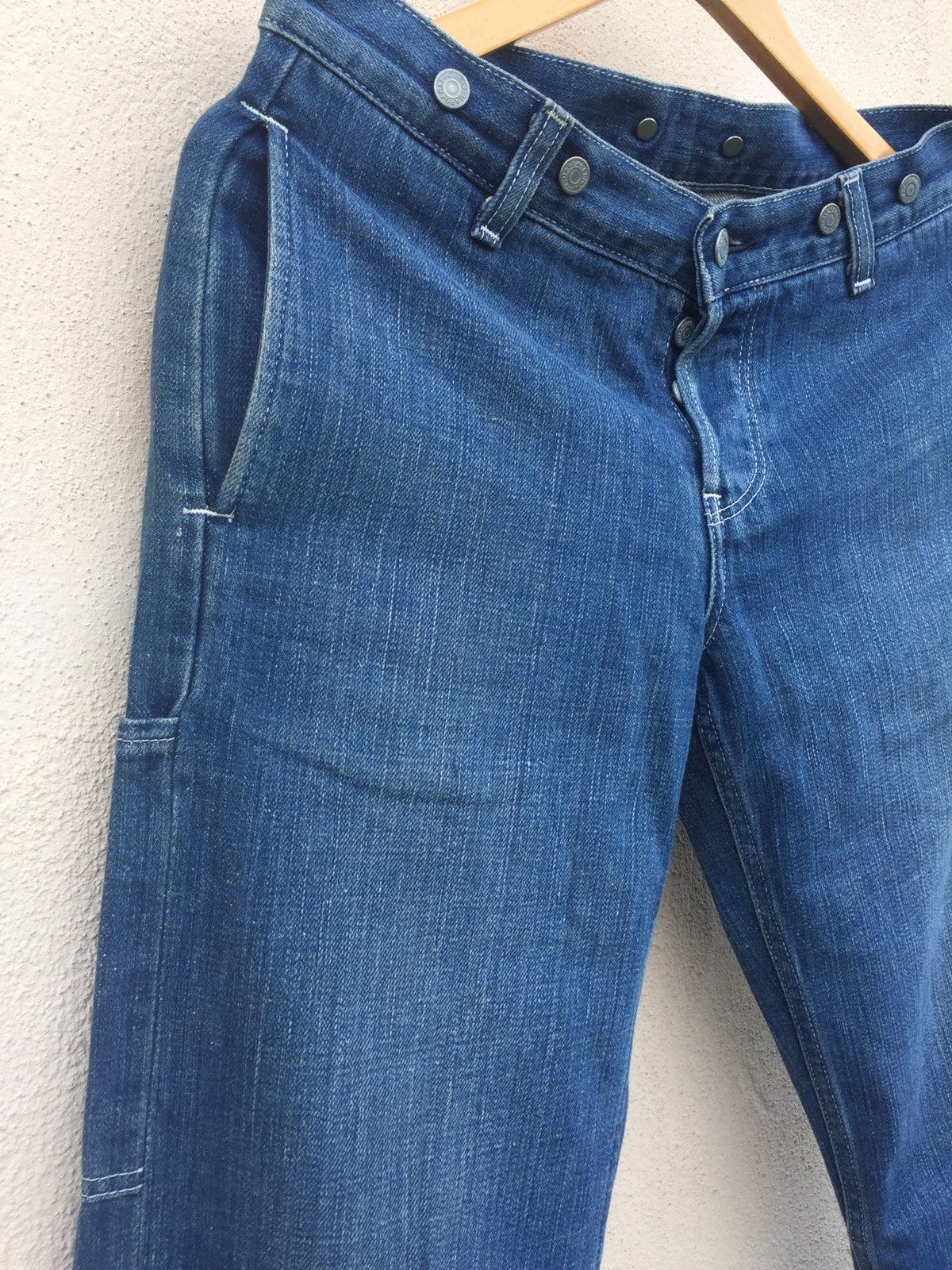 Edwin Margaret Howell x Edwin SELVEDGE Buckle Back Denim Jean Size US 28 / EU 44 - 4 Thumbnail