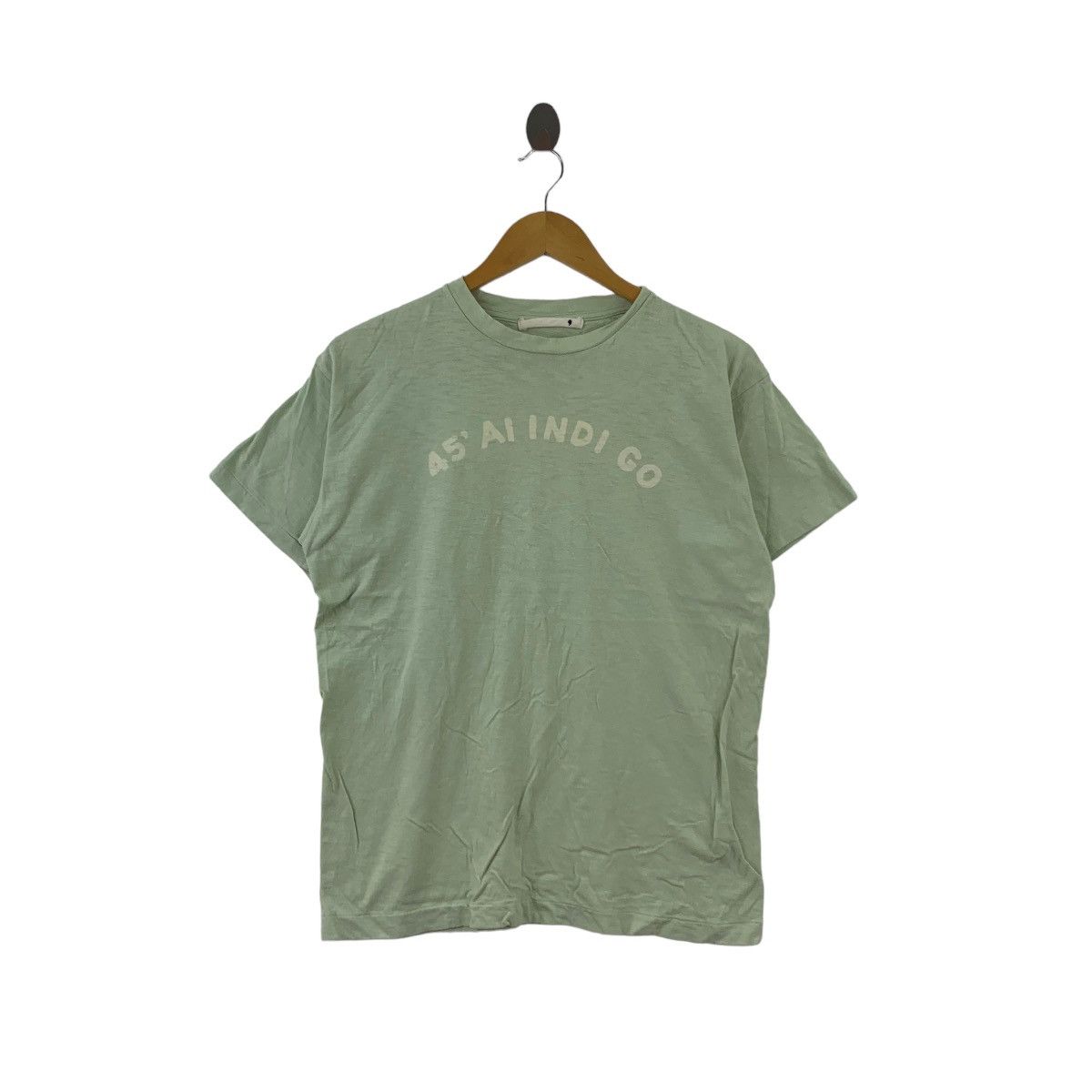 45rpm 45 RPM Indigo Japanese Brand Green Pastel Short Sleeve Shirt Size US M / EU 48-50 / 2 - 1 Thumbnail