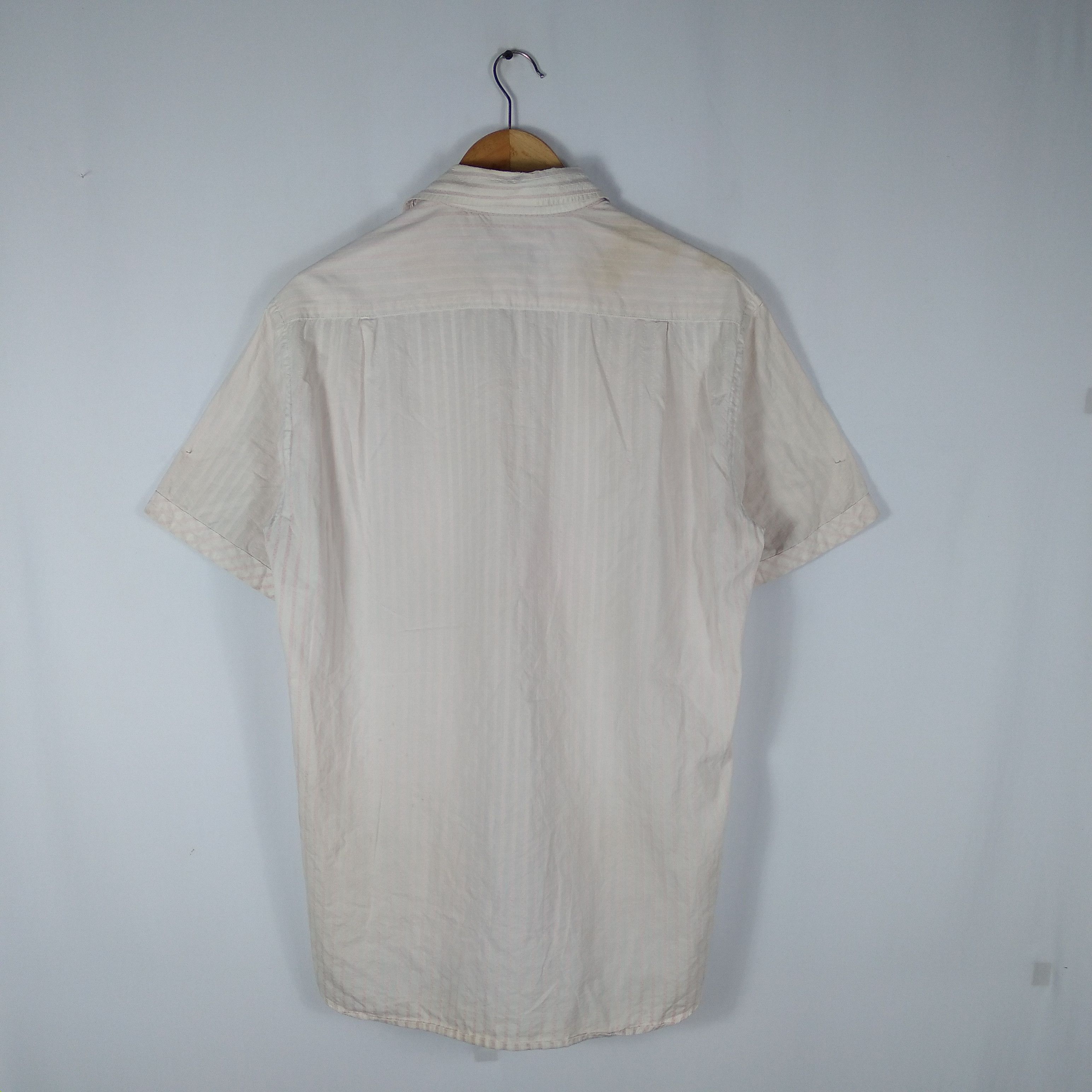 Designer × Kansai Yamamoto × Vintage Vintage Kansai Yamamoto Classic Stripes Single Pocket Shirt Size US L / EU 52-54 / 3 - 5 Thumbnail