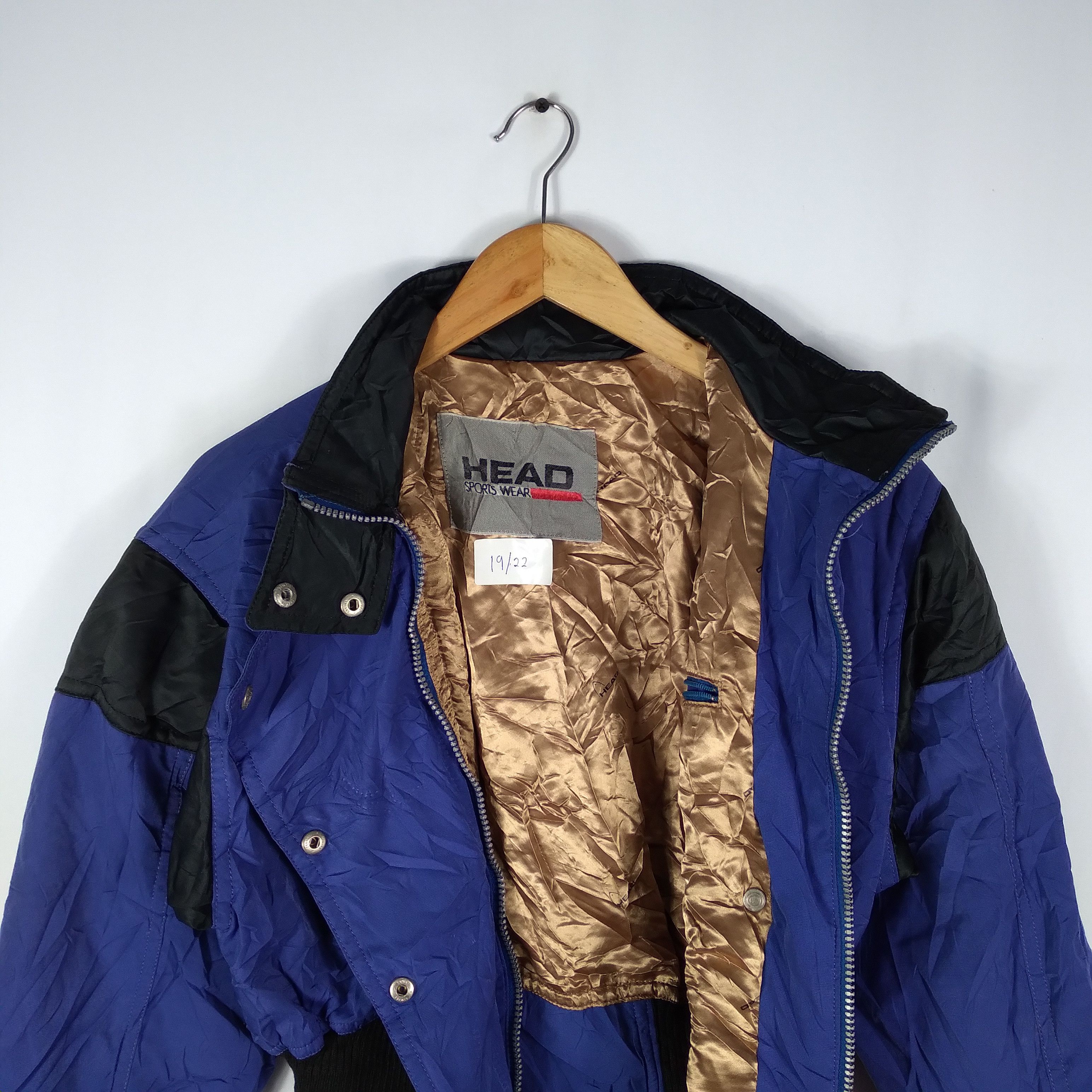 Vintage Vintage Head Embroidery Spellout Cropped Ski Jacket Size XS / US 0-2 / IT 36-38 - 9 Thumbnail