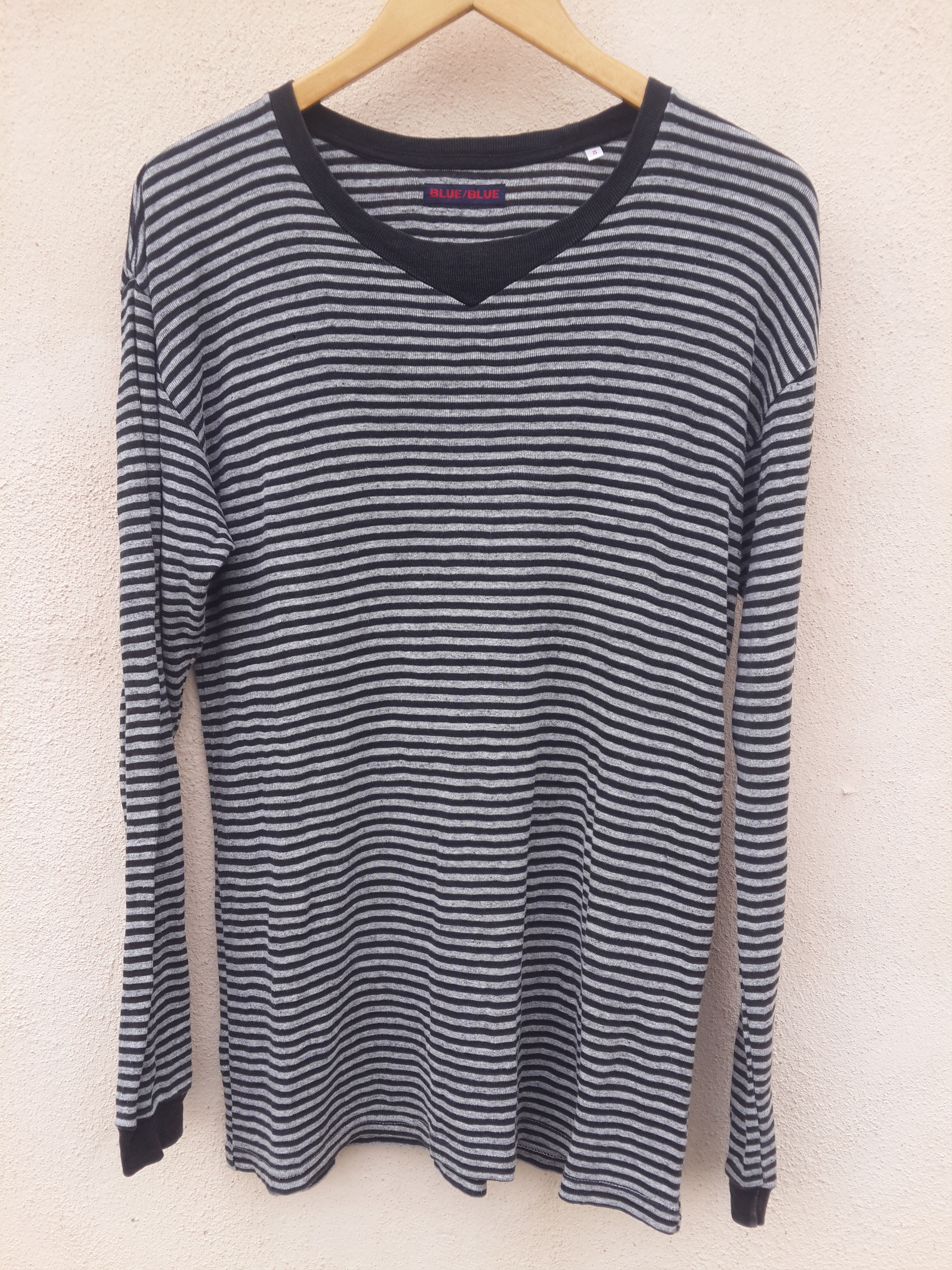 Blue Blue Japan Blue Blue Long Sleeves Stripes Shirt Size US L / EU 52-54 / 3 - 1 Thumbnail