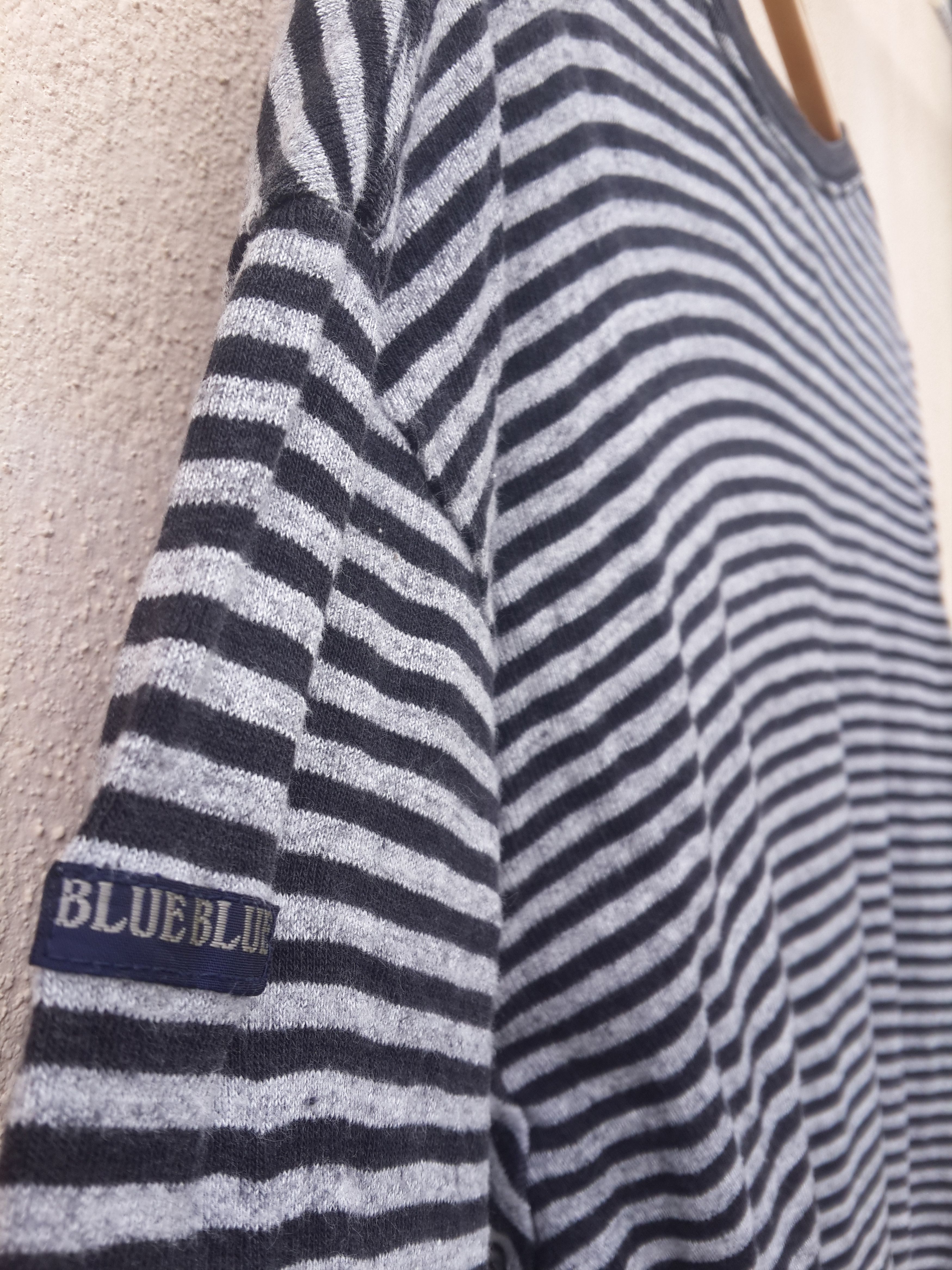 Blue Blue Japan Blue Blue Long Sleeves Stripes Shirt Size US L / EU 52-54 / 3 - 4 Thumbnail