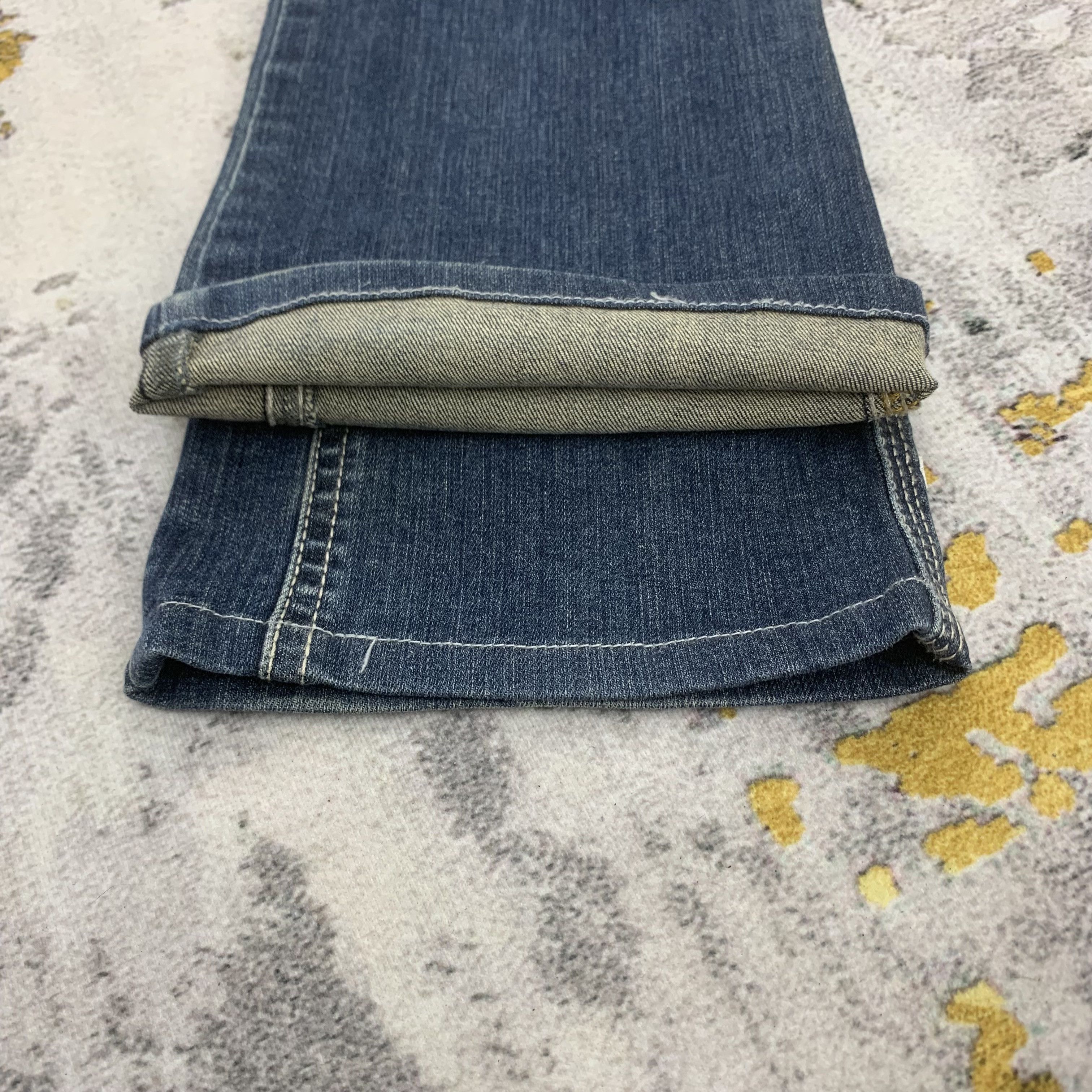 Japanese Brand Flare Womens Jeans Vintage Betty Smith Dark Wash Jeans Size 28" / US 6 / IT 42 - 9 Thumbnail