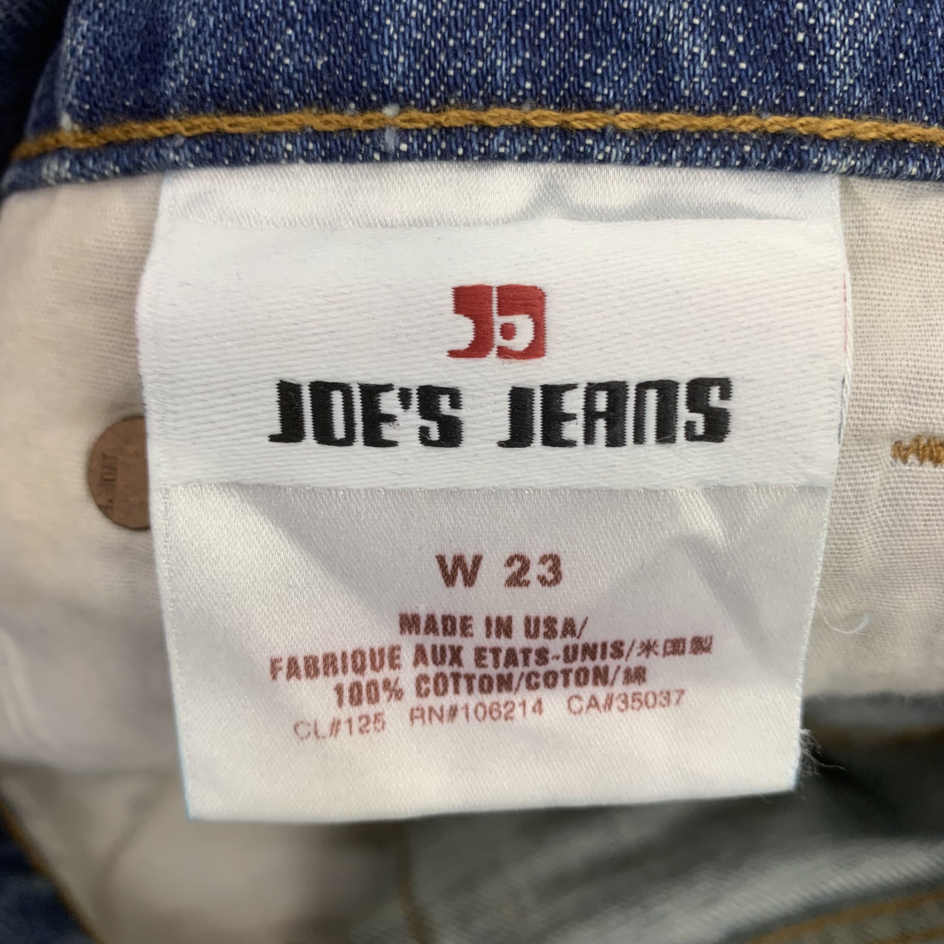 Joe's Joe's Tiny Waist Jeans Blue Wash Jeans Faded size 24 Size US 26 / EU 42 - 10 Thumbnail