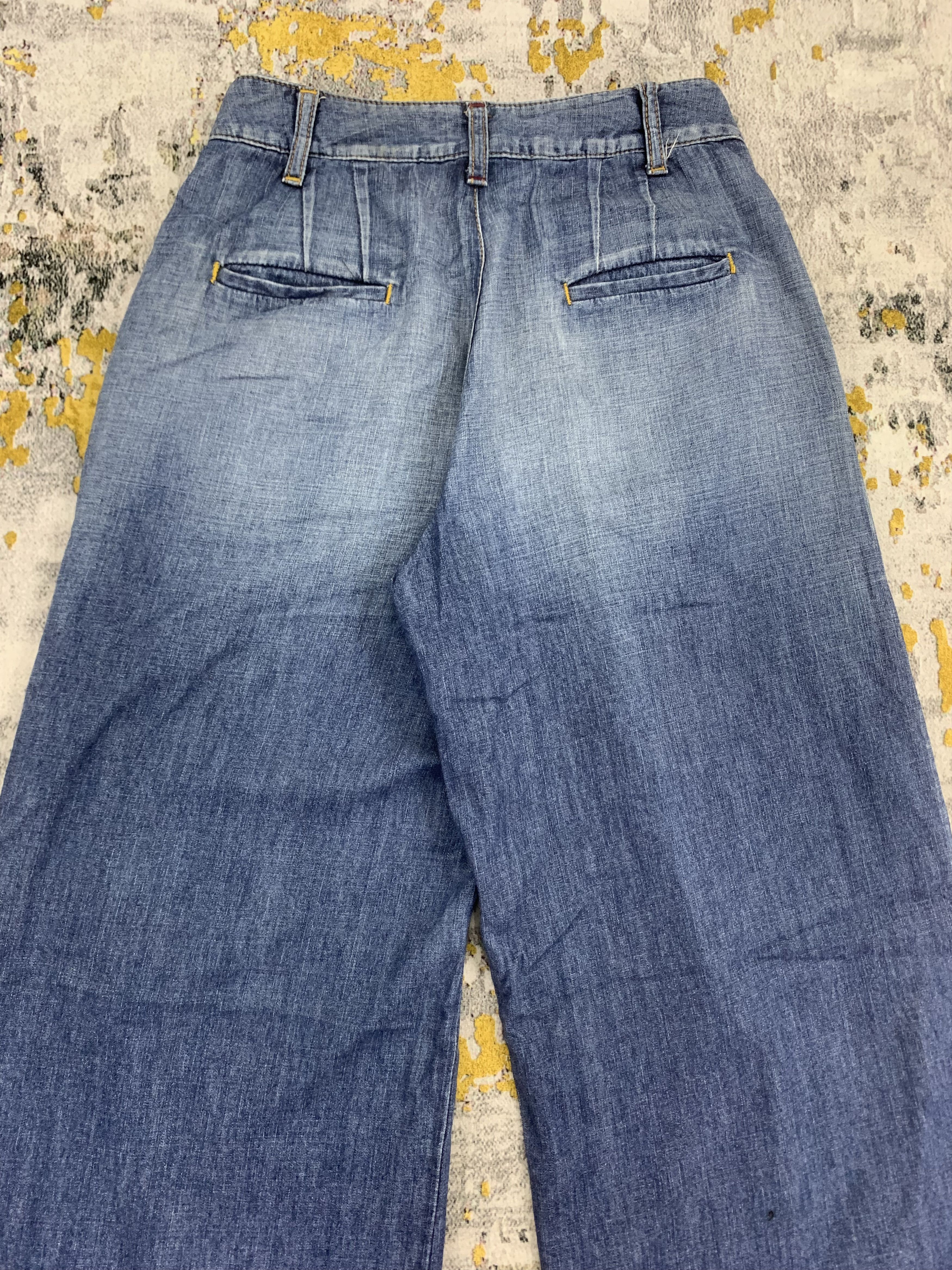 Vintage Tiny Waist Jeans Blue Washed Baggy Jeans size 22 Size US 26 / EU 42 - 6 Thumbnail