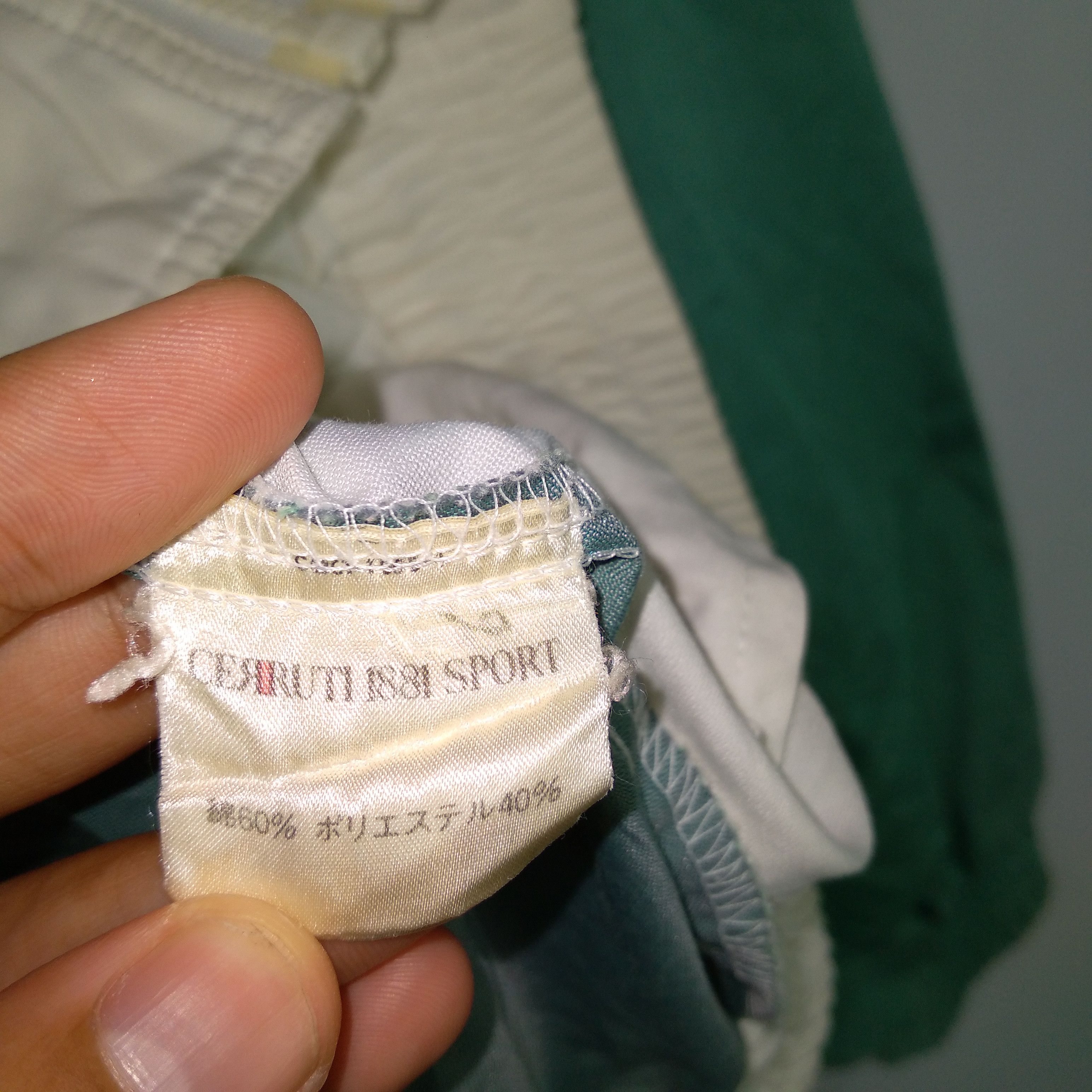 Cerruti 1881 × Vintage Vintage Italian Cerruti 1881 Big Logo Sweater Jacket Size US L / EU 52-54 / 3 - 10 Thumbnail