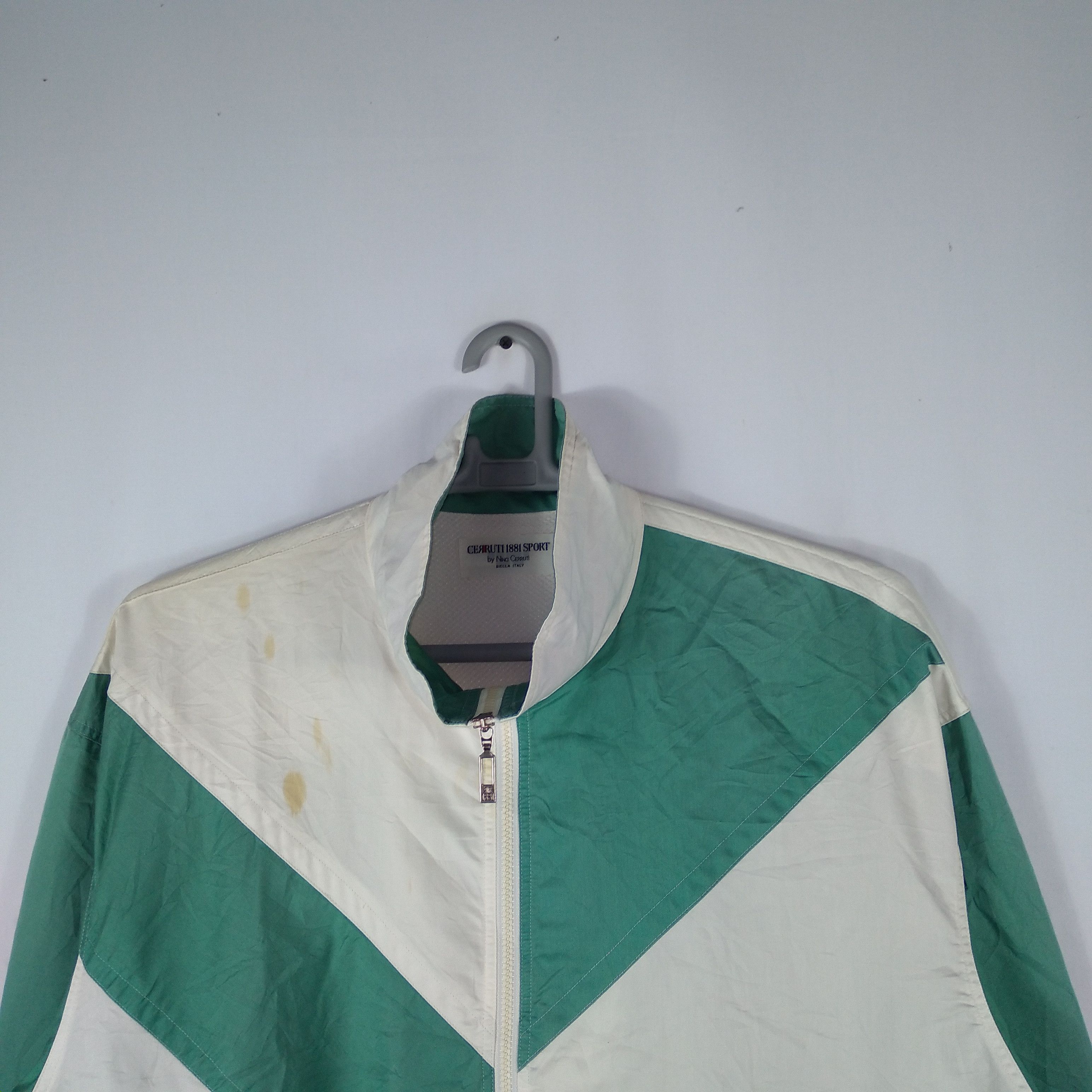 Cerruti 1881 × Vintage Vintage Italian Cerruti 1881 Big Logo Sweater Jacket Size US L / EU 52-54 / 3 - 2 Thumbnail