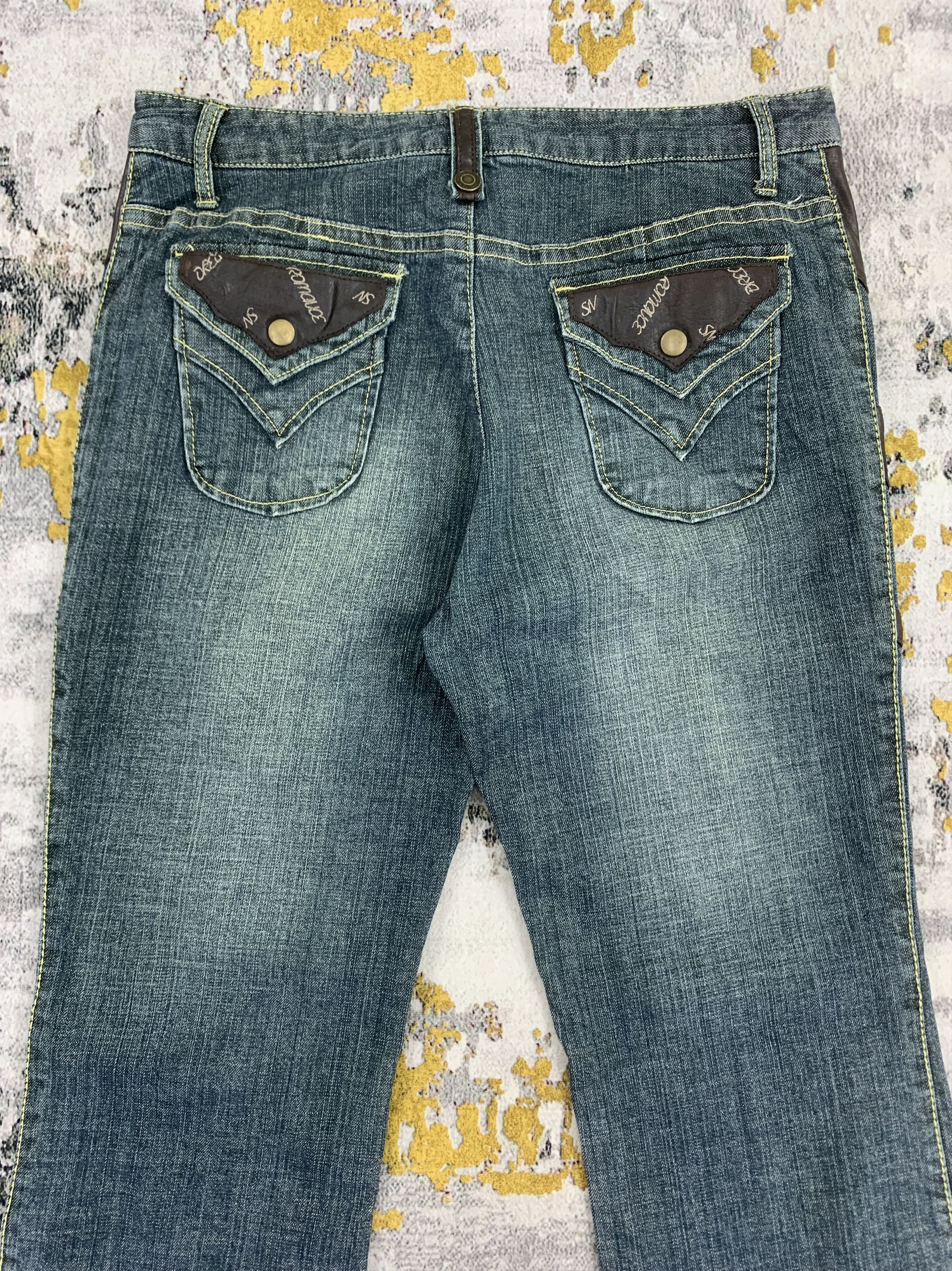 Vintage Western Cowboy Style Flared Jeans Mid Rise Dark Washed Size US 30 / EU 46 - 5 Thumbnail