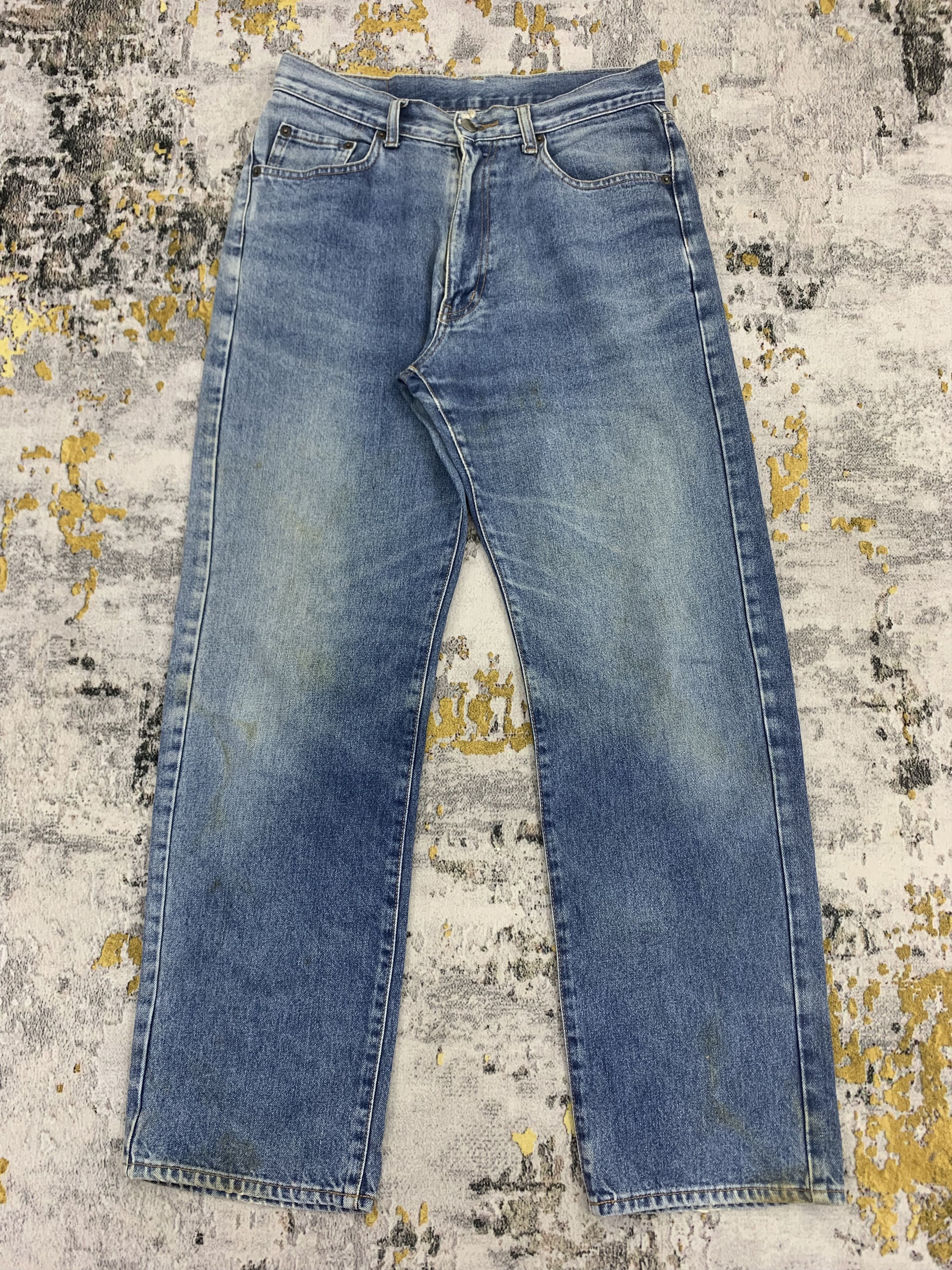 Other Regular Fit Blue Wash Faded Jeans Size US 28 / EU 44 - 1 Thumbnail
