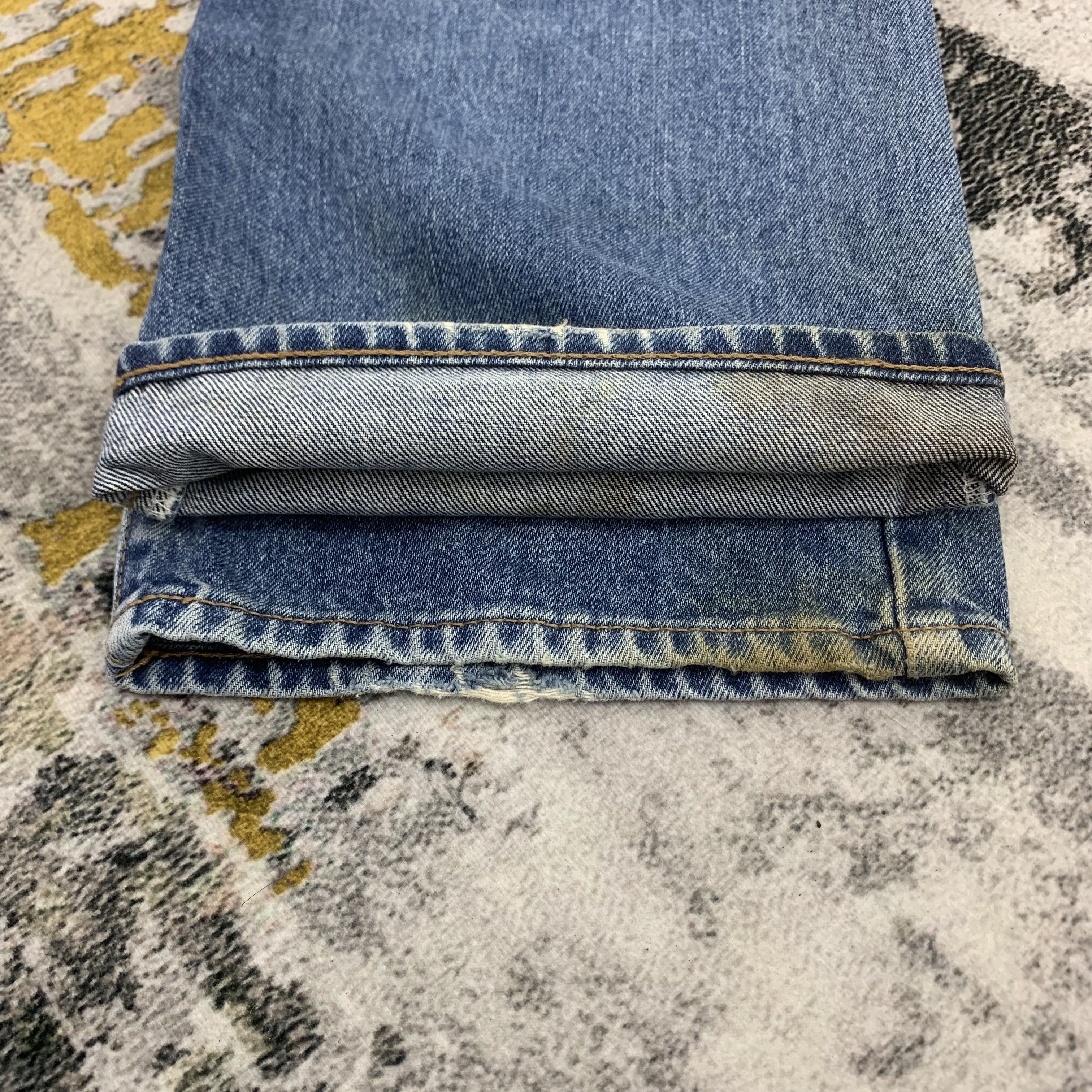 Other Regular Fit Blue Wash Faded Jeans Size US 28 / EU 44 - 7 Thumbnail