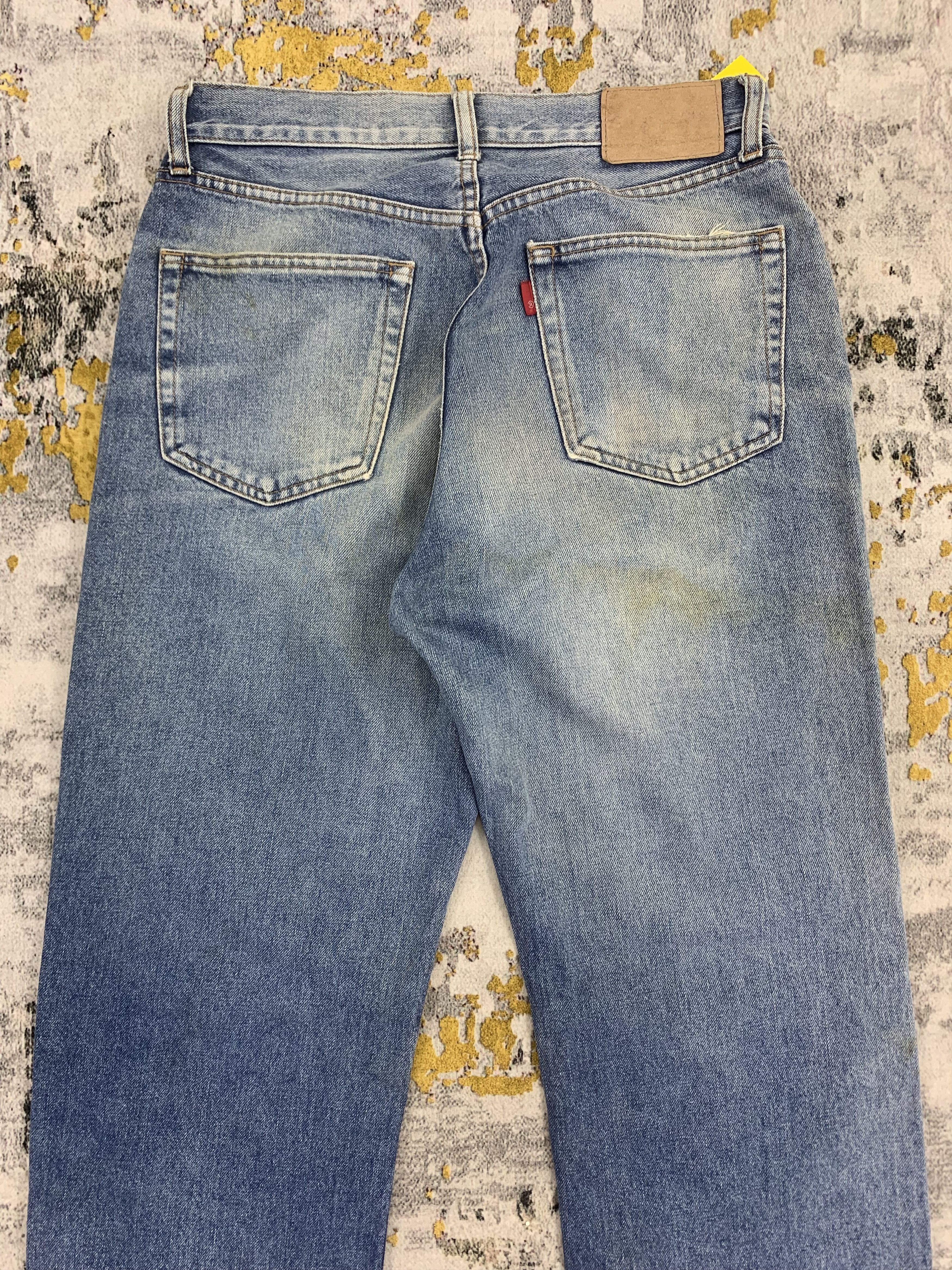 Other Regular Fit Blue Wash Faded Jeans Size US 28 / EU 44 - 5 Thumbnail