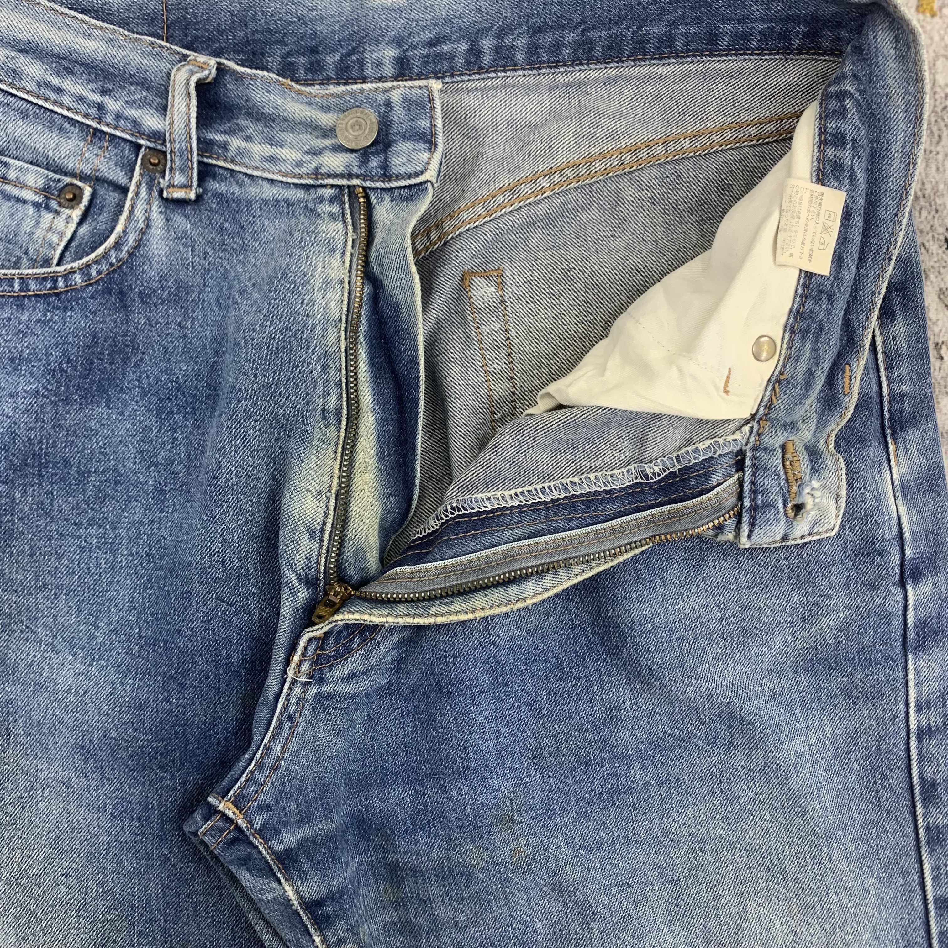 Other Regular Fit Blue Wash Faded Jeans Size US 28 / EU 44 - 3 Thumbnail