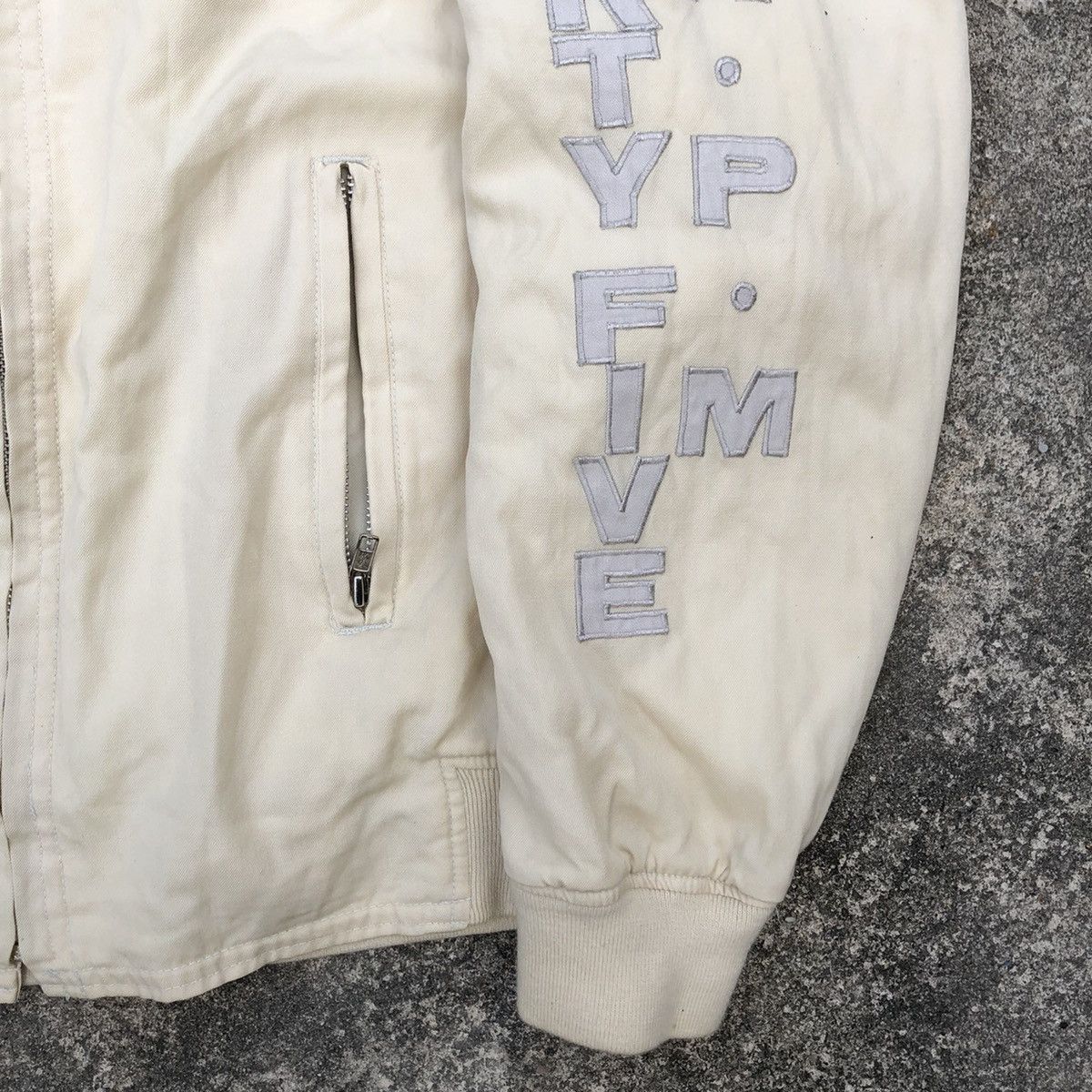 45rpm × Japanese Brand × Vintage 🔥Sick🔥45 Rpm Big Embroidery Sleeves Spellout Cotton Jacket Size US M / EU 48-50 / 2 - 6 Thumbnail