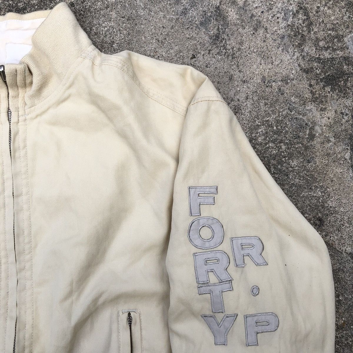 45rpm × Japanese Brand × Vintage 🔥Sick🔥45 Rpm Big Embroidery Sleeves Spellout Cotton Jacket Size US M / EU 48-50 / 2 - 5 Thumbnail