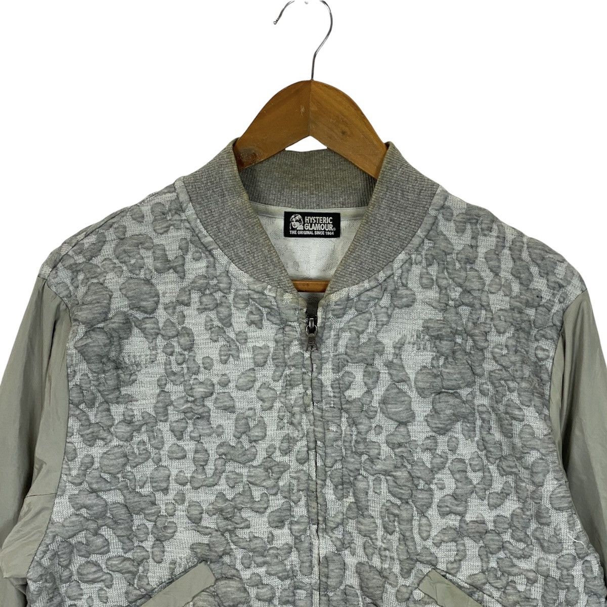 Hysteric Glamour Hysteric Glamour Embossed Leopard Knitted Bomber Size US M / EU 48-50 / 2 - 3 Thumbnail