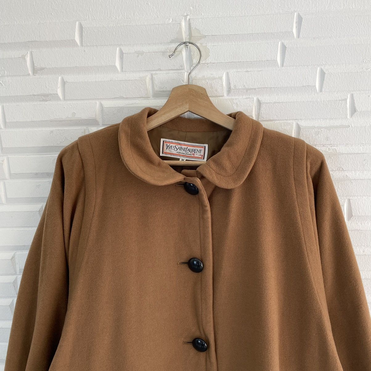 Yves Saint Laurent 🔥LAST PRICE🔥 Yves Saint Lauren Diffusion Femmes Long Coat Size M / US 6-8 / IT 42-44 - 3 Thumbnail