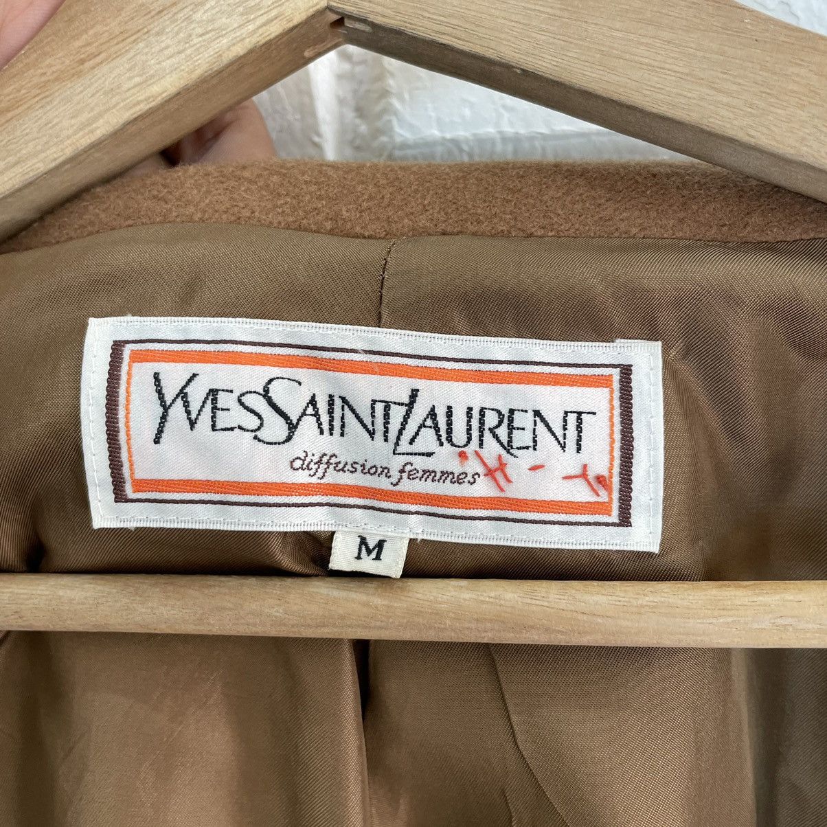 Yves Saint Laurent 🔥LAST PRICE🔥 Yves Saint Lauren Diffusion Femmes Long Coat Size M / US 6-8 / IT 42-44 - 15 Thumbnail