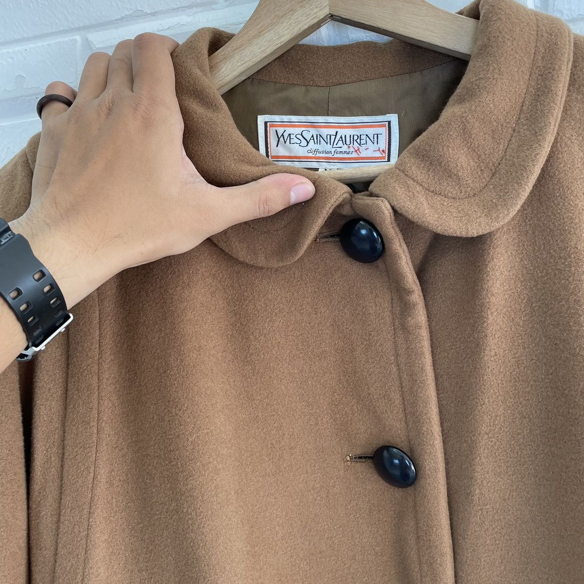 Yves Saint Laurent 🔥LAST PRICE🔥 Yves Saint Lauren Diffusion Femmes Long Coat Size M / US 6-8 / IT 42-44 - 9 Thumbnail