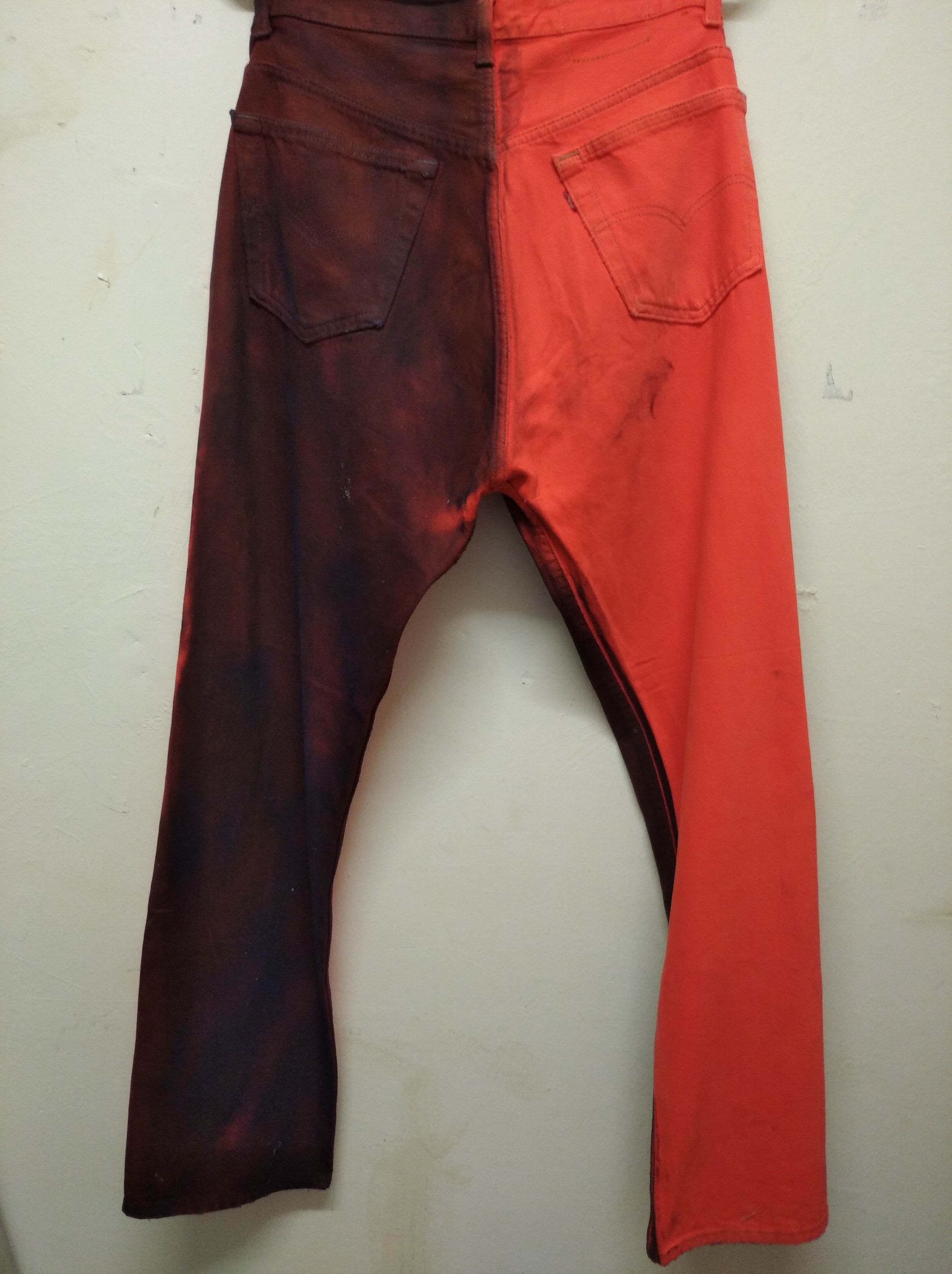 Vintage Levi's 501 colour denim jeans