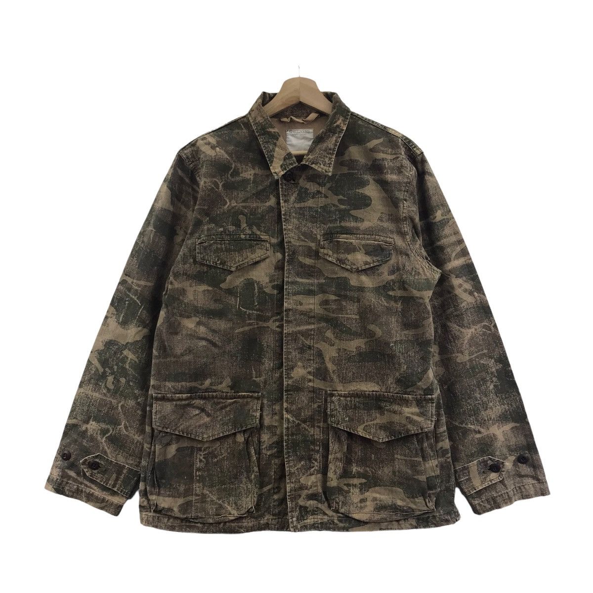 Spellbound SPELLBOUND Genuine Germany Army Camouflage Jeans Jacket Size US M / EU 48-50 / 2 - 1 Thumbnail