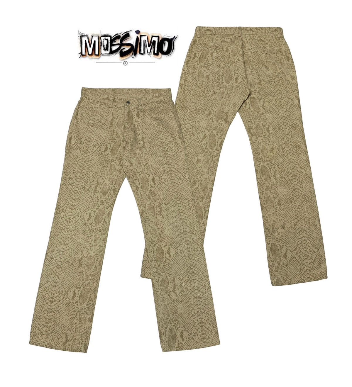 Japanese Brand × Mossimo Nice Design‼️Mossimo Snake Print Pants Hysteric Glamour Style Size US 30 / EU 46 - 1 Thumbnail