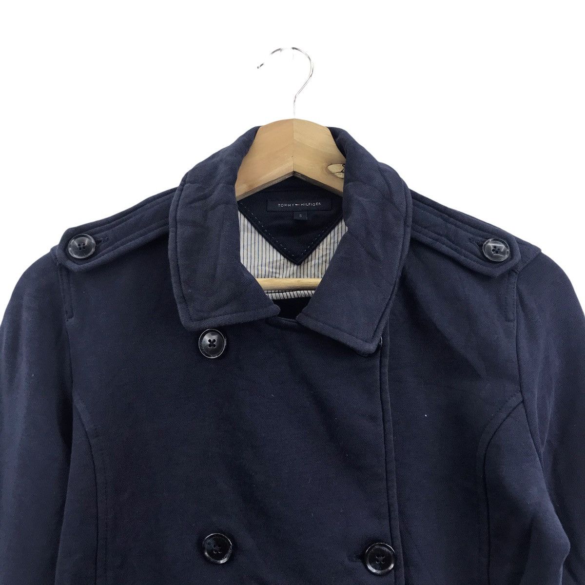 Tommy Hilfiger TOMMY HILFIGER FLAG Sailing Gear Blue Duffle Coat Jacket Size US S / EU 44-46 / 1 - 2 Thumbnail