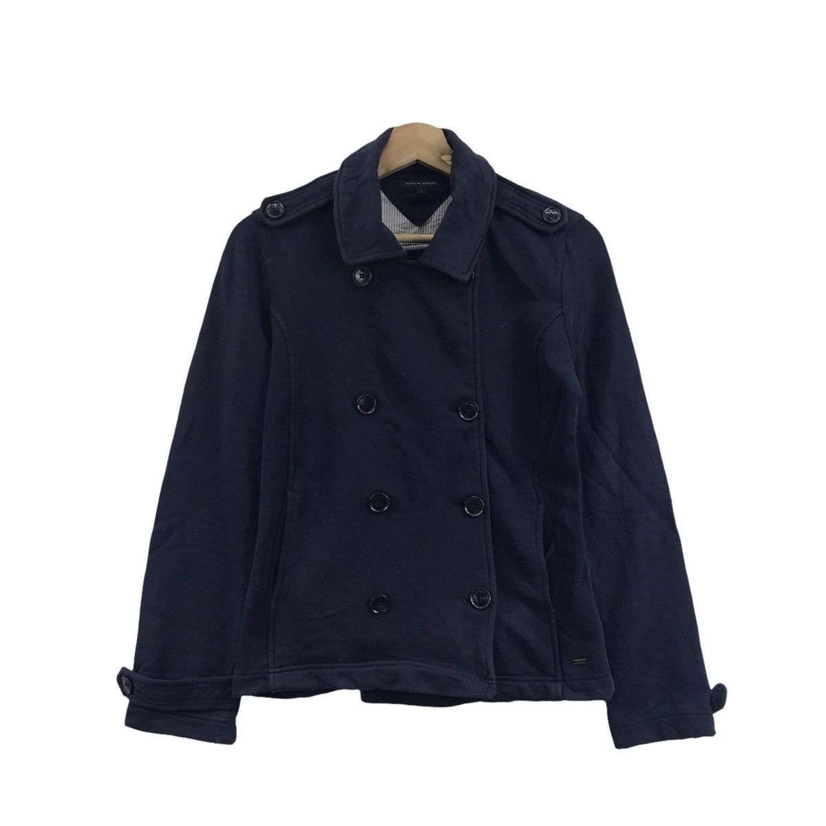 Tommy Hilfiger TOMMY HILFIGER FLAG Sailing Gear Blue Duffle Coat Jacket Size US S / EU 44-46 / 1 - 1 Thumbnail
