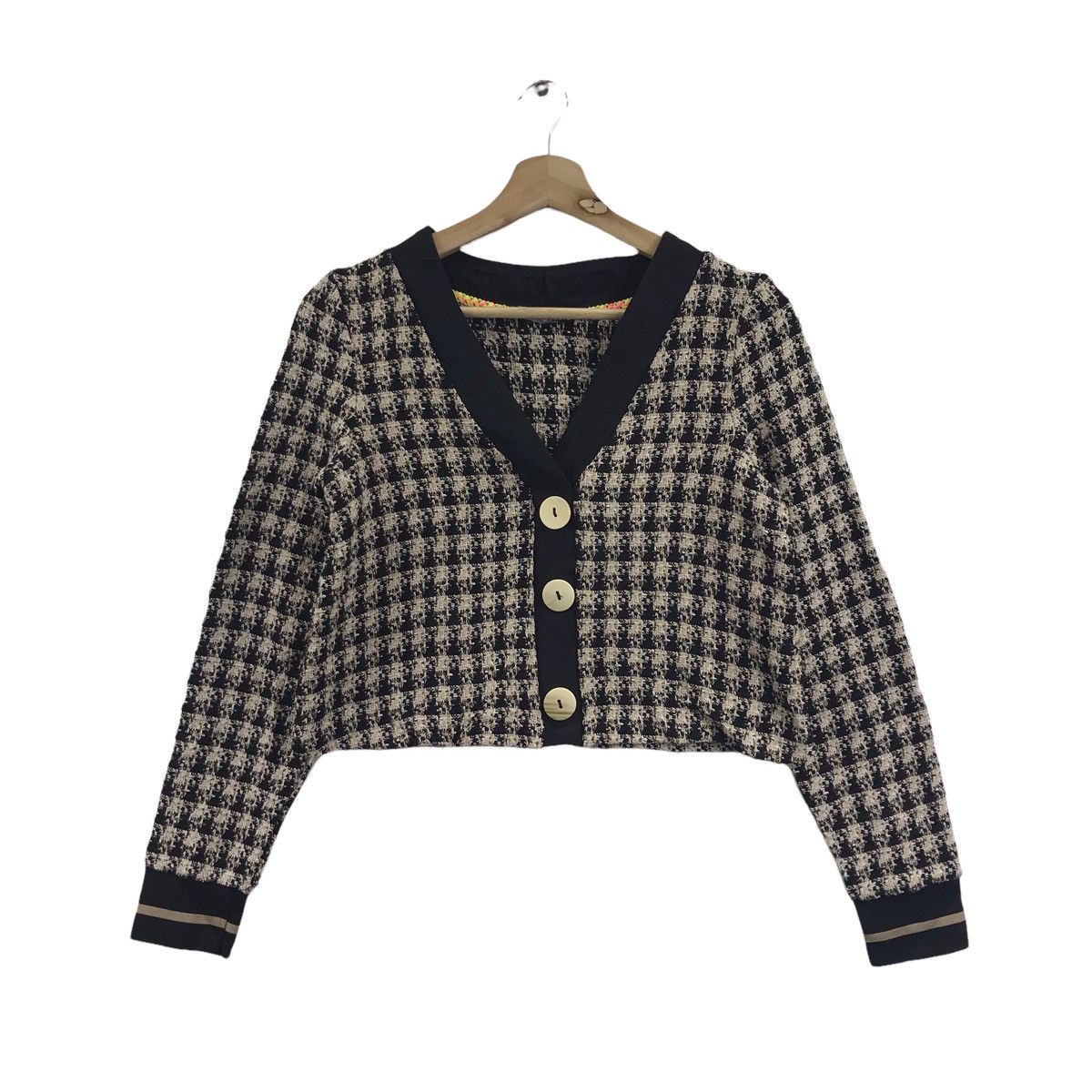Zara ZARA Colorful Multi Color Japanese Brand Wool Coat Jacket Size US XS / EU 42 / 0 - 1 Thumbnail
