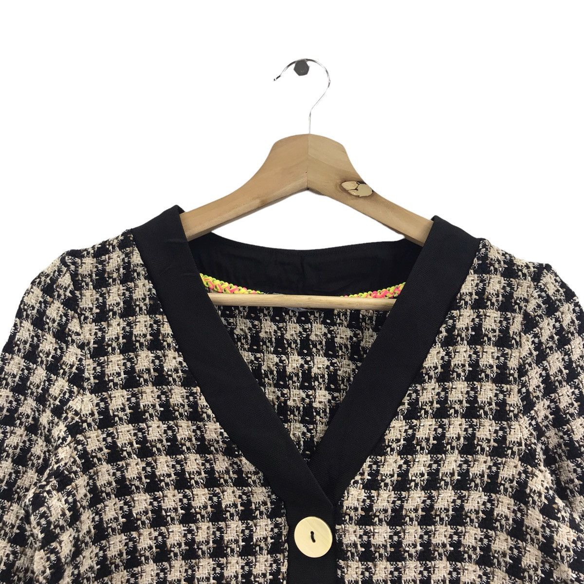 Zara ZARA Colorful Multi Color Japanese Brand Wool Coat Jacket Size US XS / EU 42 / 0 - 2 Thumbnail